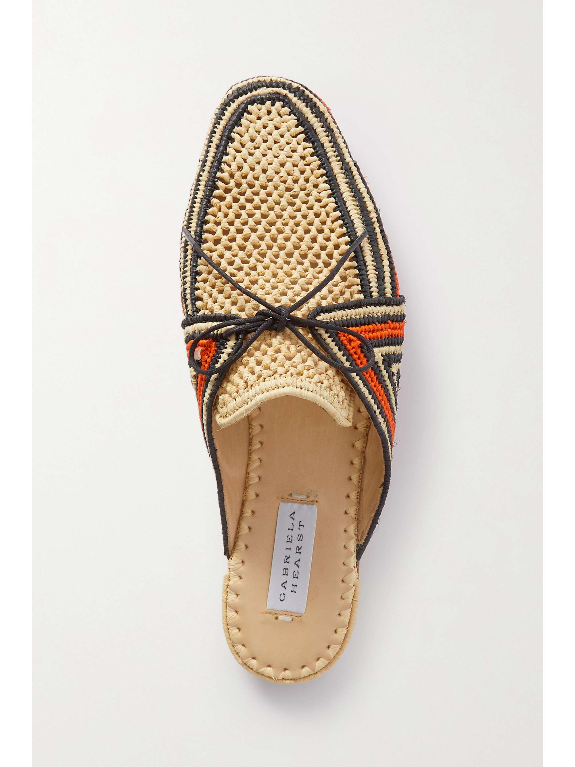 GABRIELA HEARST Harriet raffia slippers