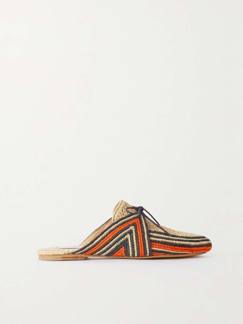 Gabriela Hearst Harriet Raffia Slippers - IT36