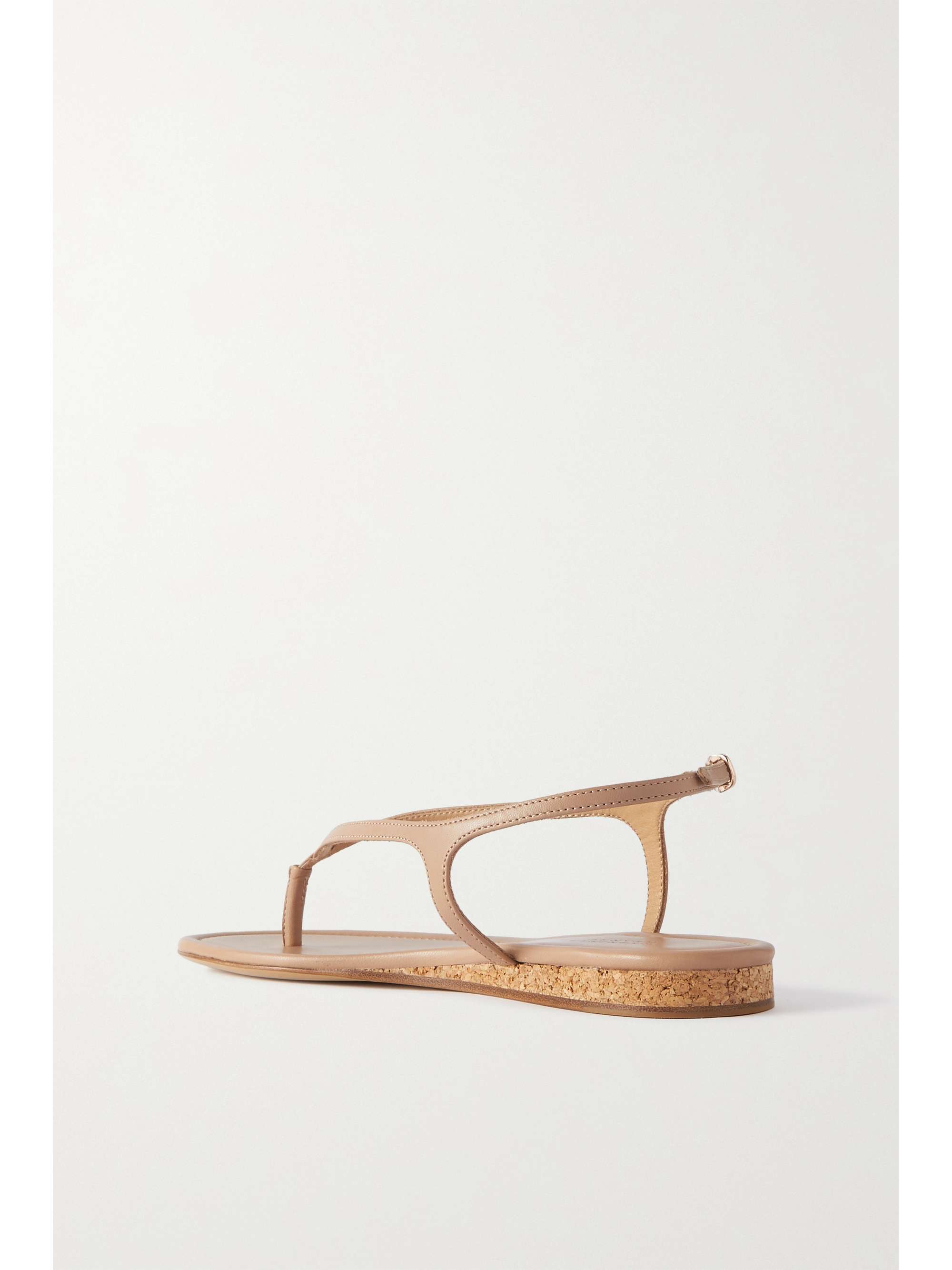 GABRIELA HEARST Gia metallic leather slingback sandals