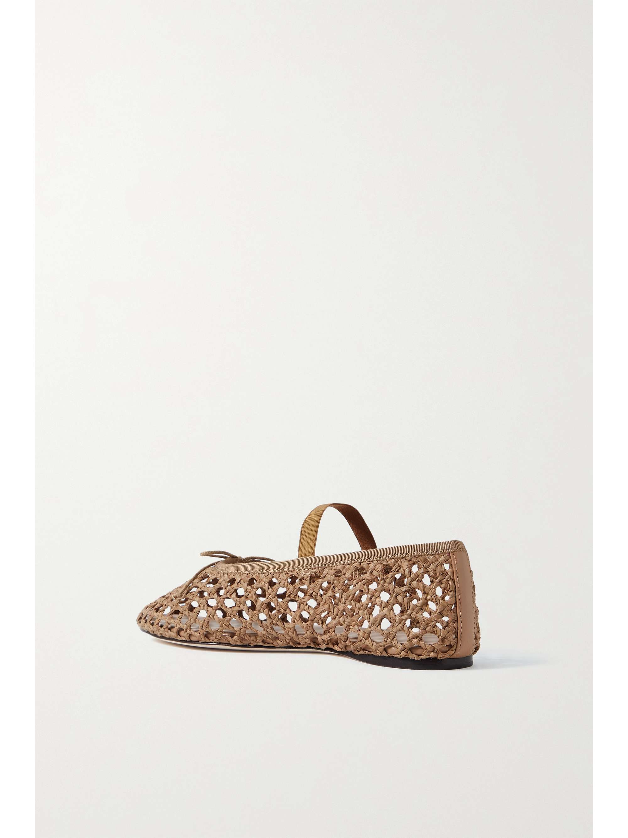 LOEFFLER RANDALL Ballerines en cuir à nœuds Leonie