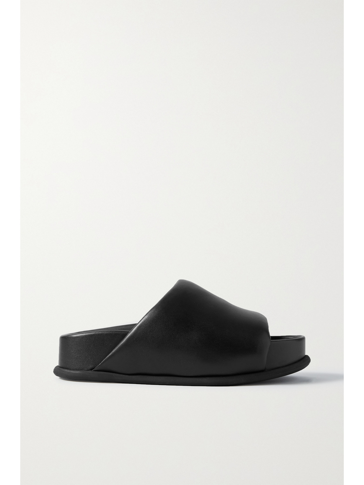 3.1 Phillip Lim - Freida Leather Platform Sandals - Black