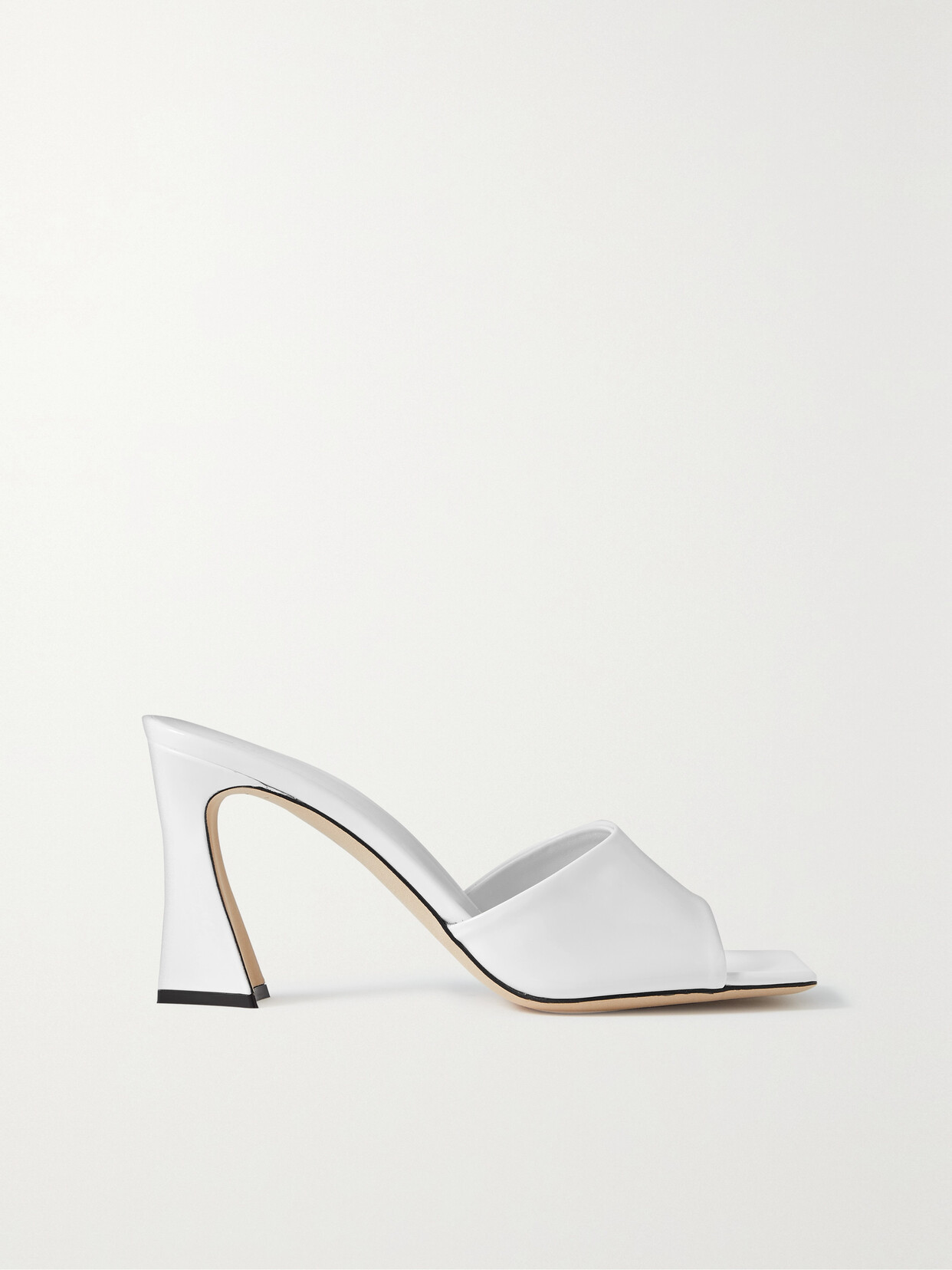 Giuseppe Zanotti - Marinetti Patent-leather Mules - White