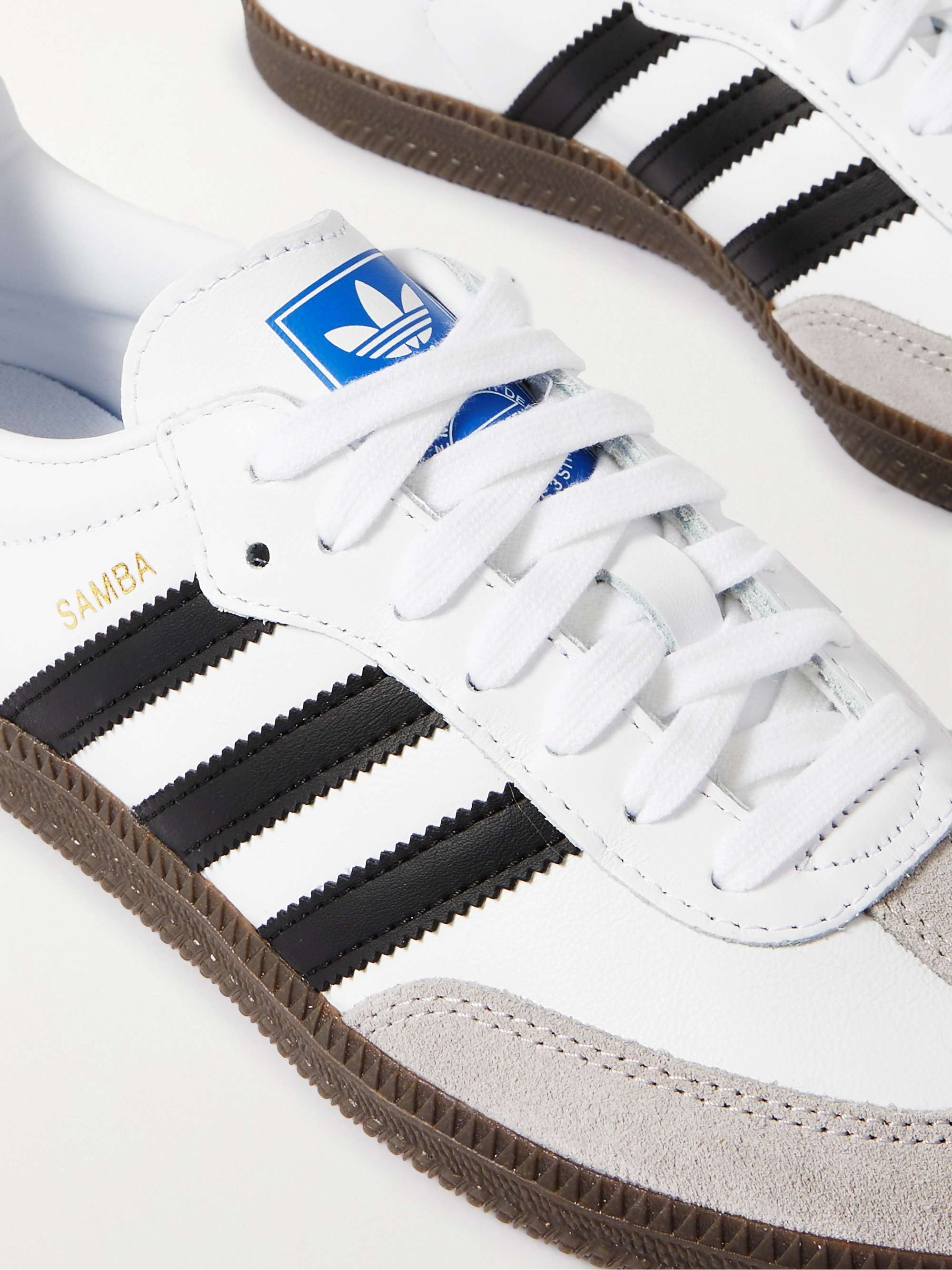 límite Percibir identificación ADIDAS ORIGINALS Samba OG leather and suede sneakers | NET-A-PORTER