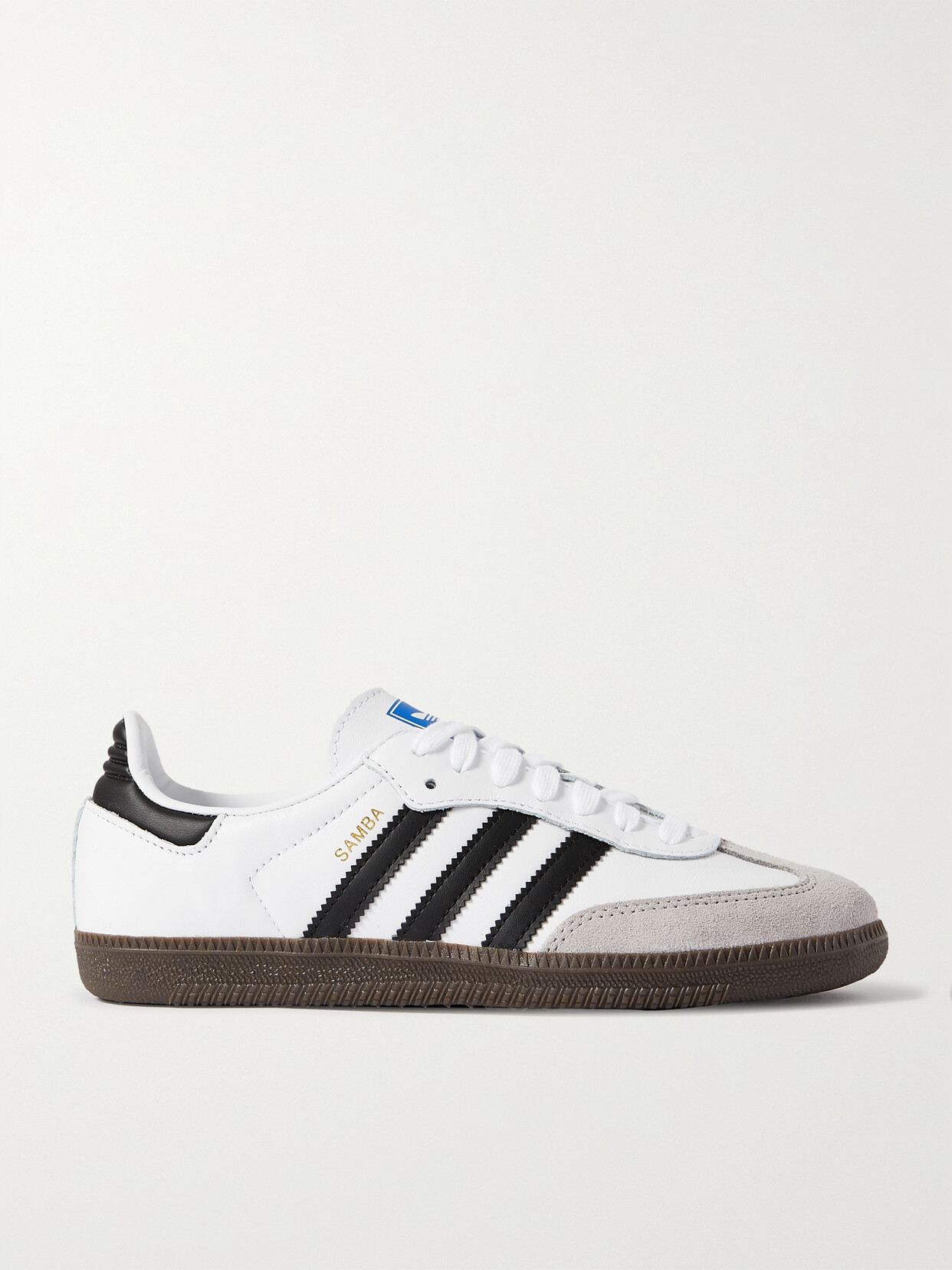 adidas Originals - Samba Og Leather And Suede Sneakers - White