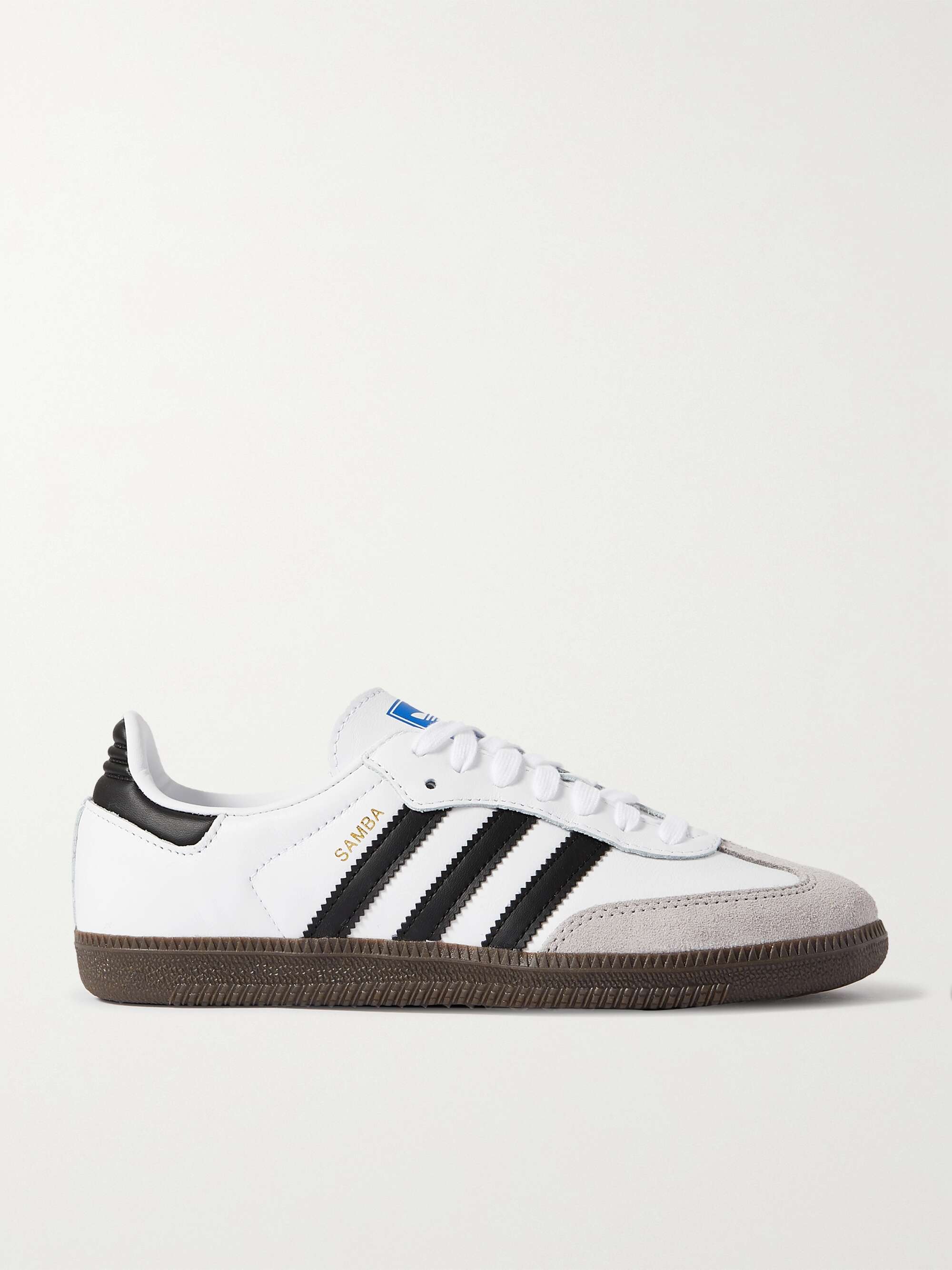 Artículos de primera necesidad Escabullirse lava White Samba OG leather and suede sneakers | ADIDAS ORIGINALS | NET-A-PORTER