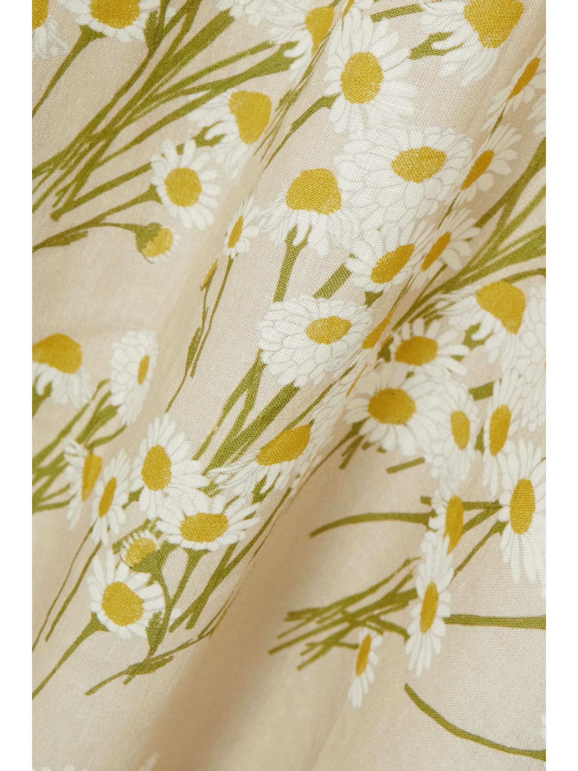 BERNADETTE Floral-print linen maxi dress