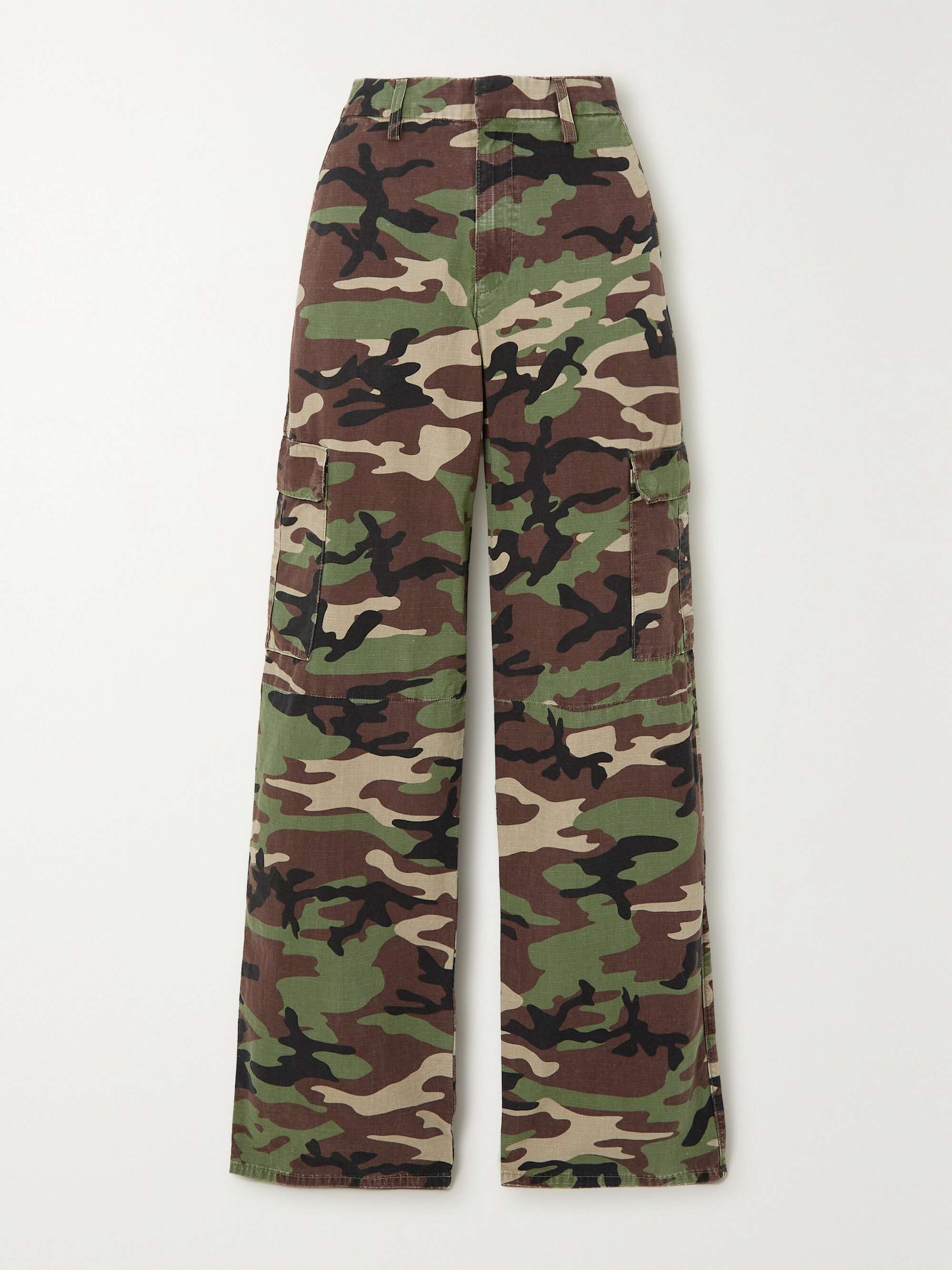 SPRWMN Camouflage-print cotton cargo pants