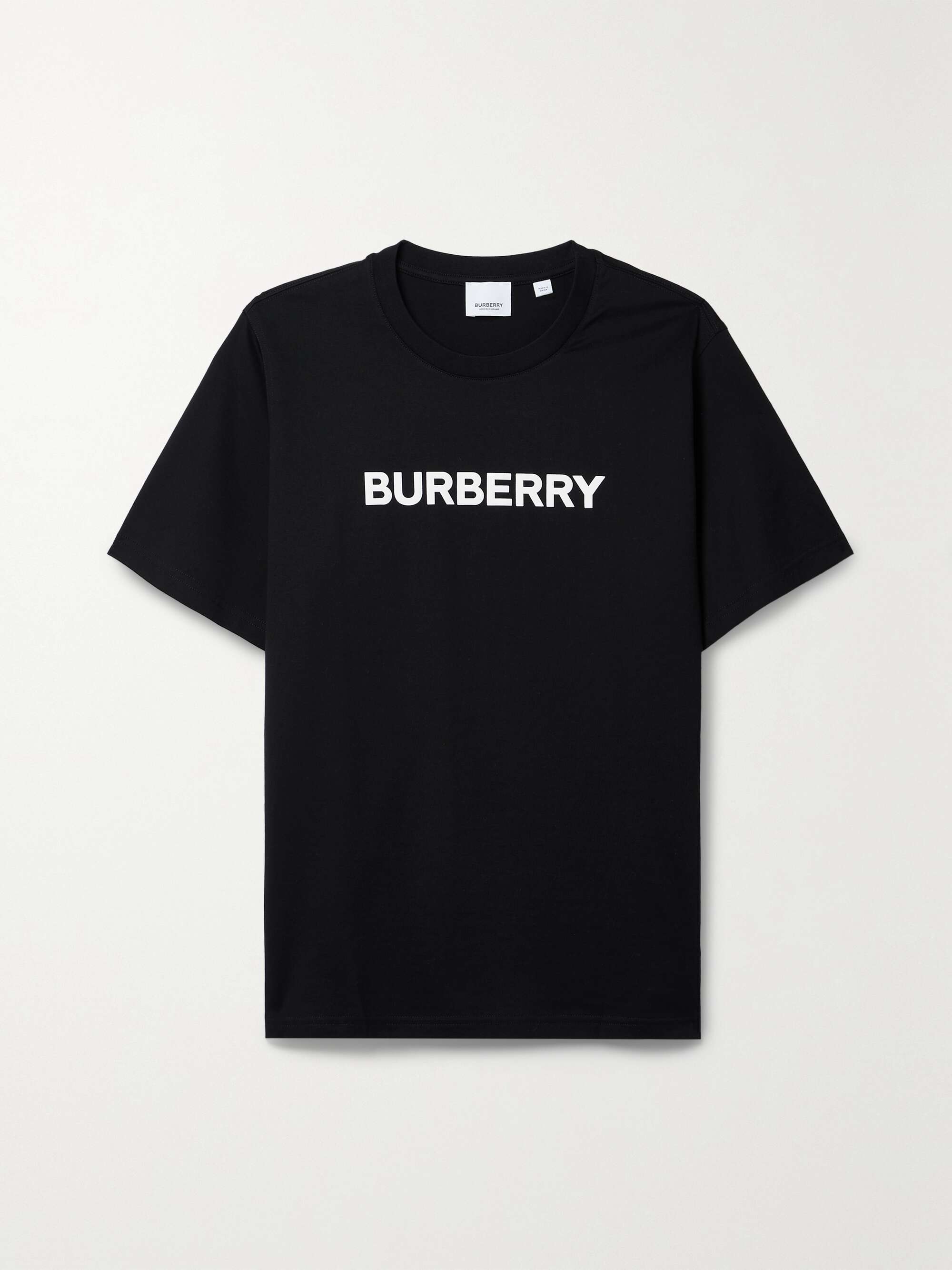 BURBERRY Printed cotton-jersey T-shirt | NET-A-PORTER