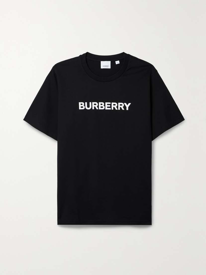 Burberry Printed Cotton-jersey T-shirt