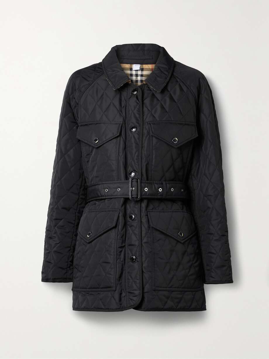 net-a-porter.com | Belted padded quilted shell jacket