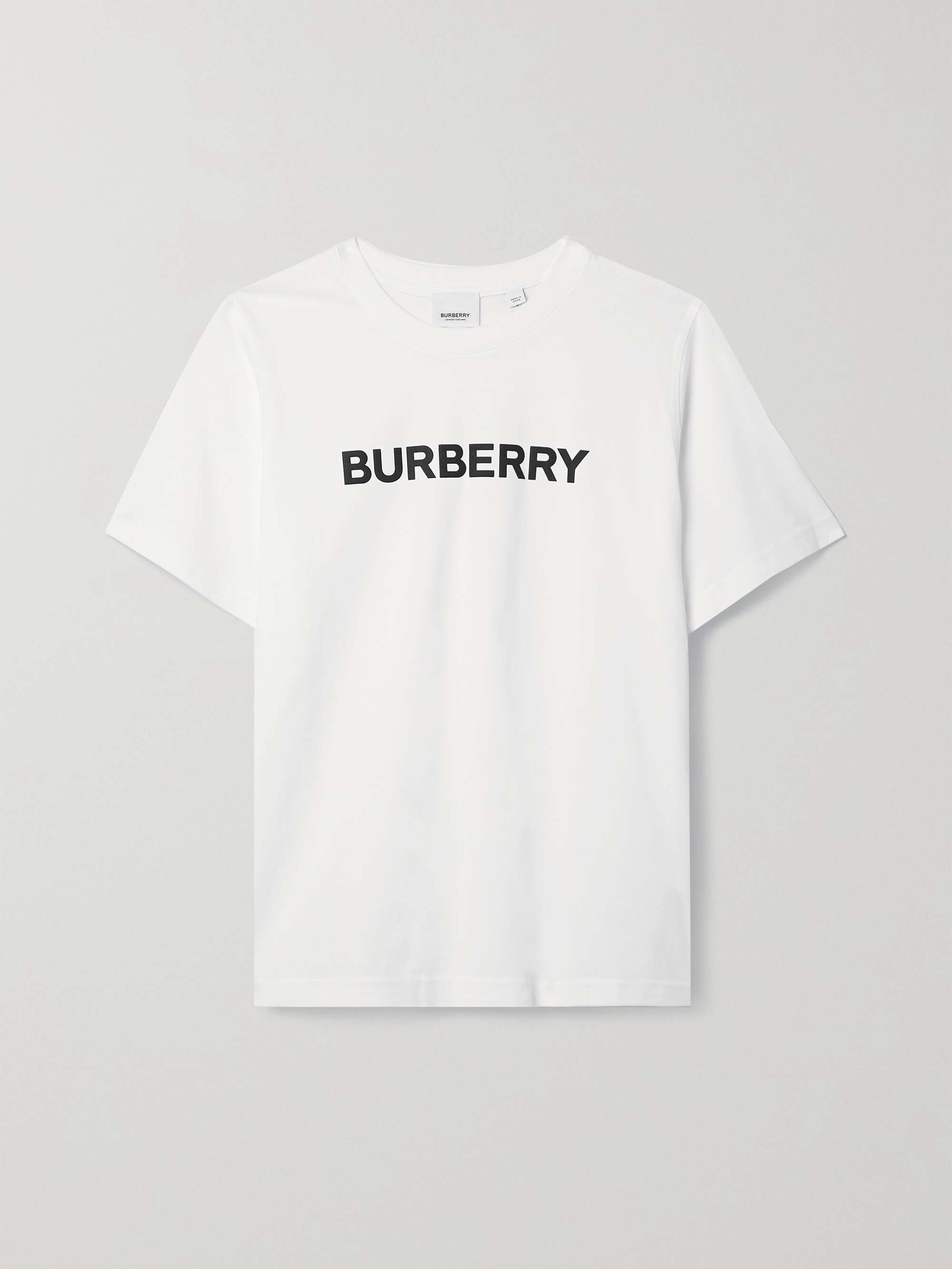 BURBERRY Printed cotton-jersey T-shirt | NET-A-PORTER