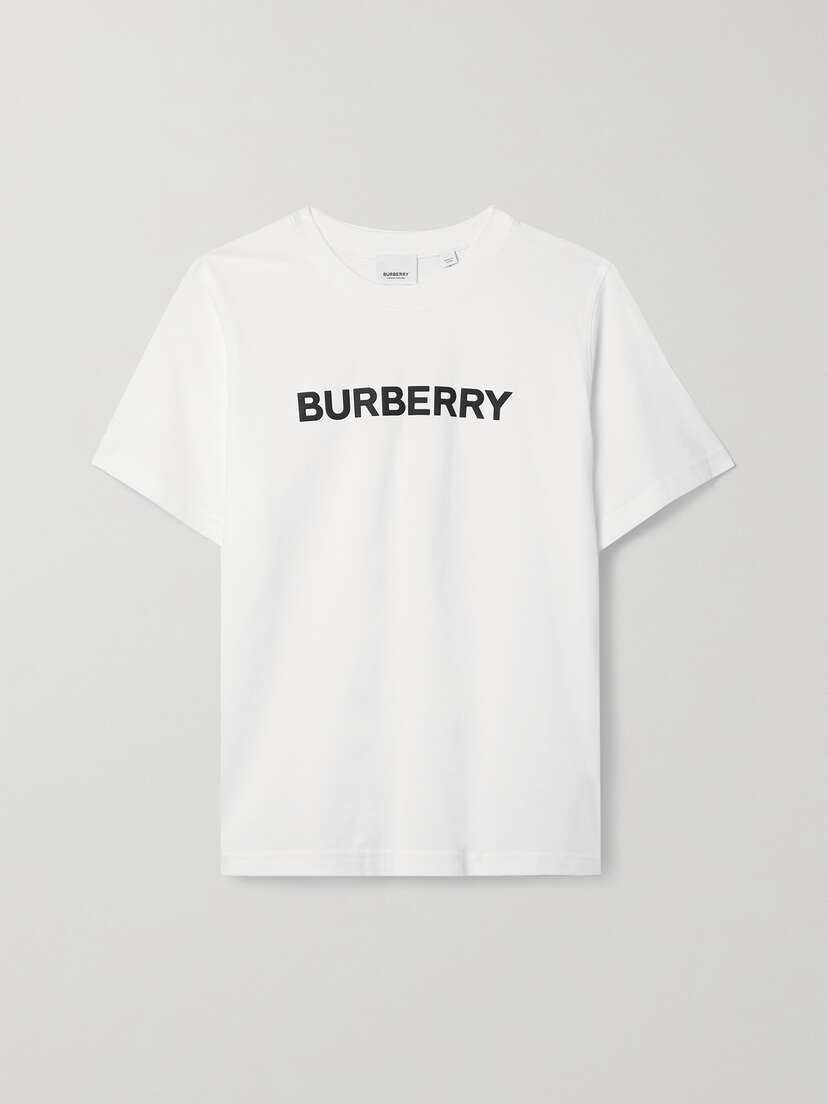 Burberry Printed Cotton-jersey T-shirt