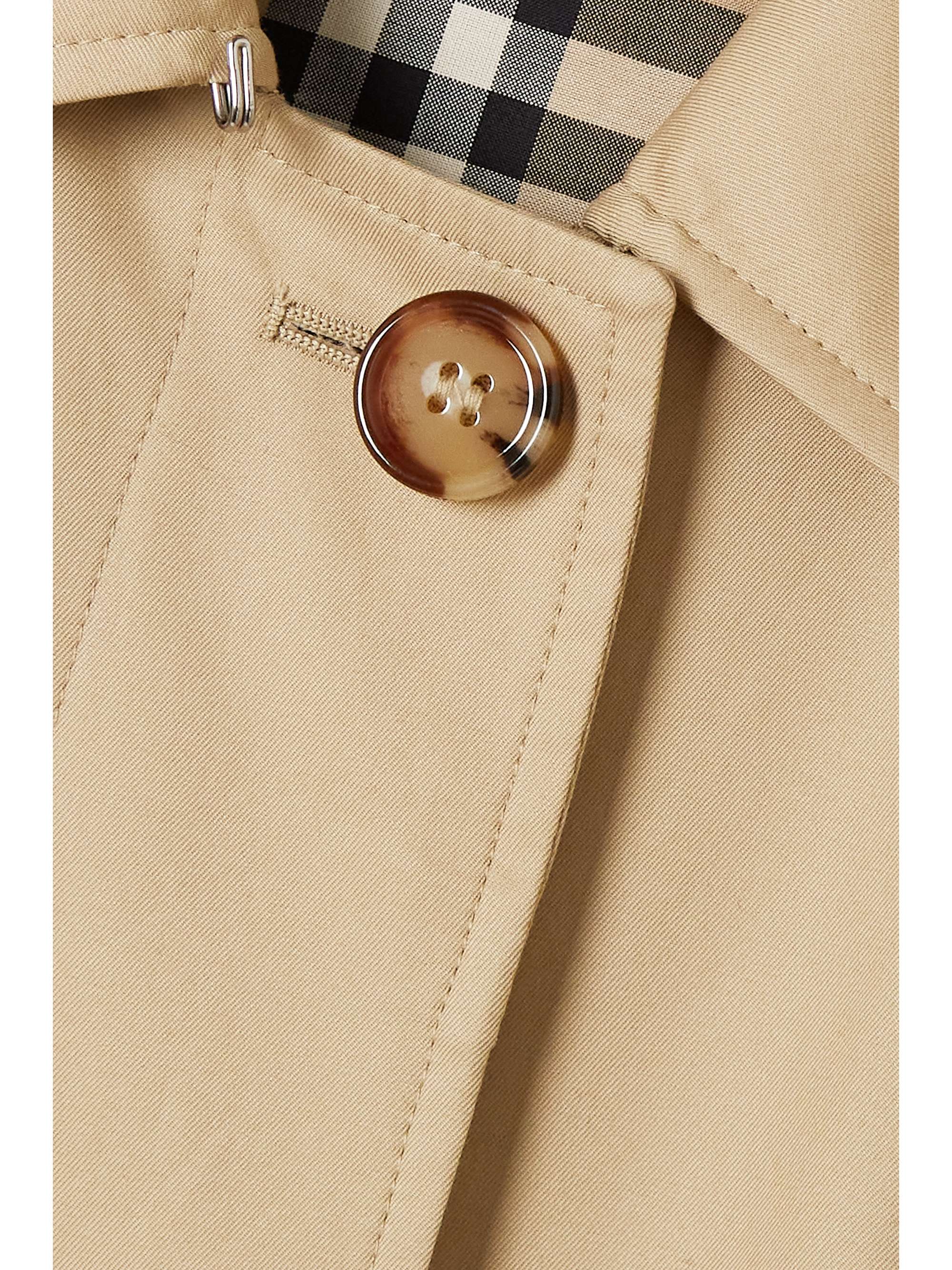 BURBERRY Cotton-gabardine coat