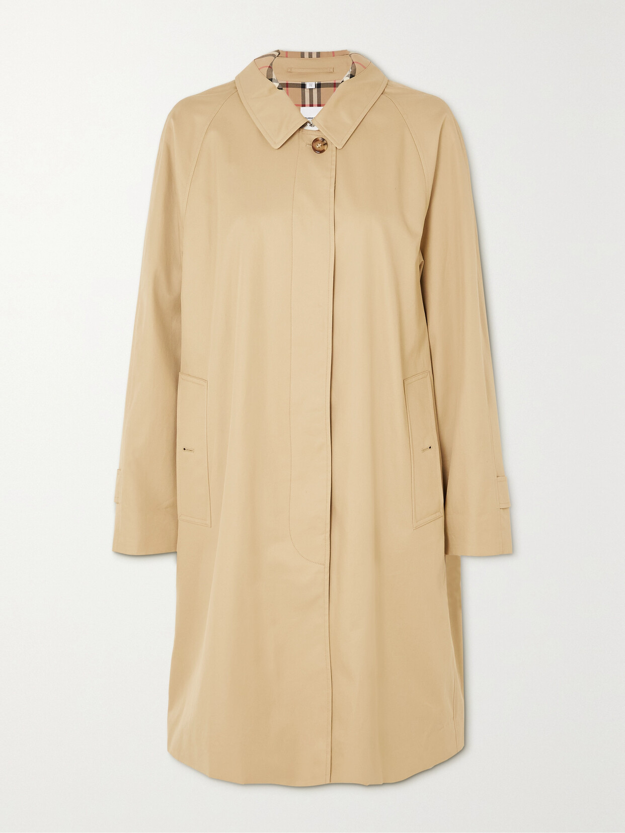 Burberry - Cotton-gabardine Coat - Neutrals