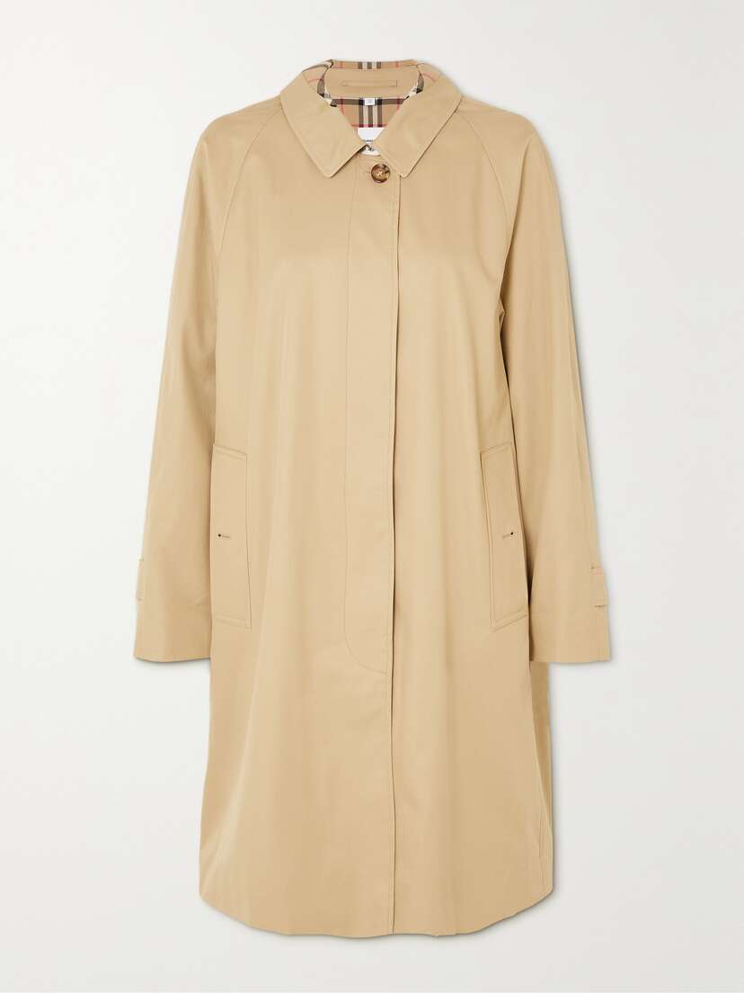 Burberry Cotton-gabardine Coat - UK 16