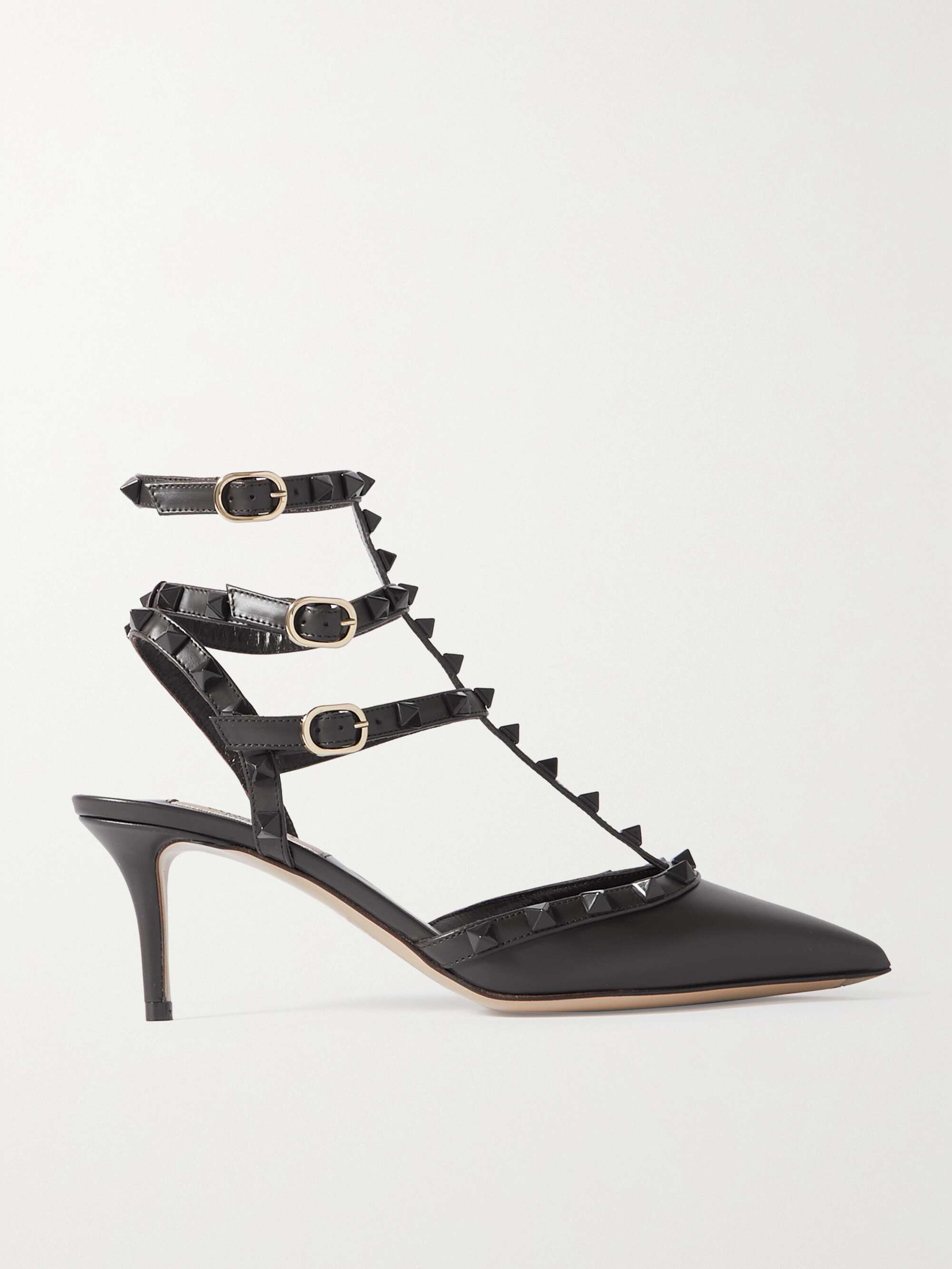 VALENTINO GARAVANI Rockstud 65 leather pumps | NET-A-PORTER