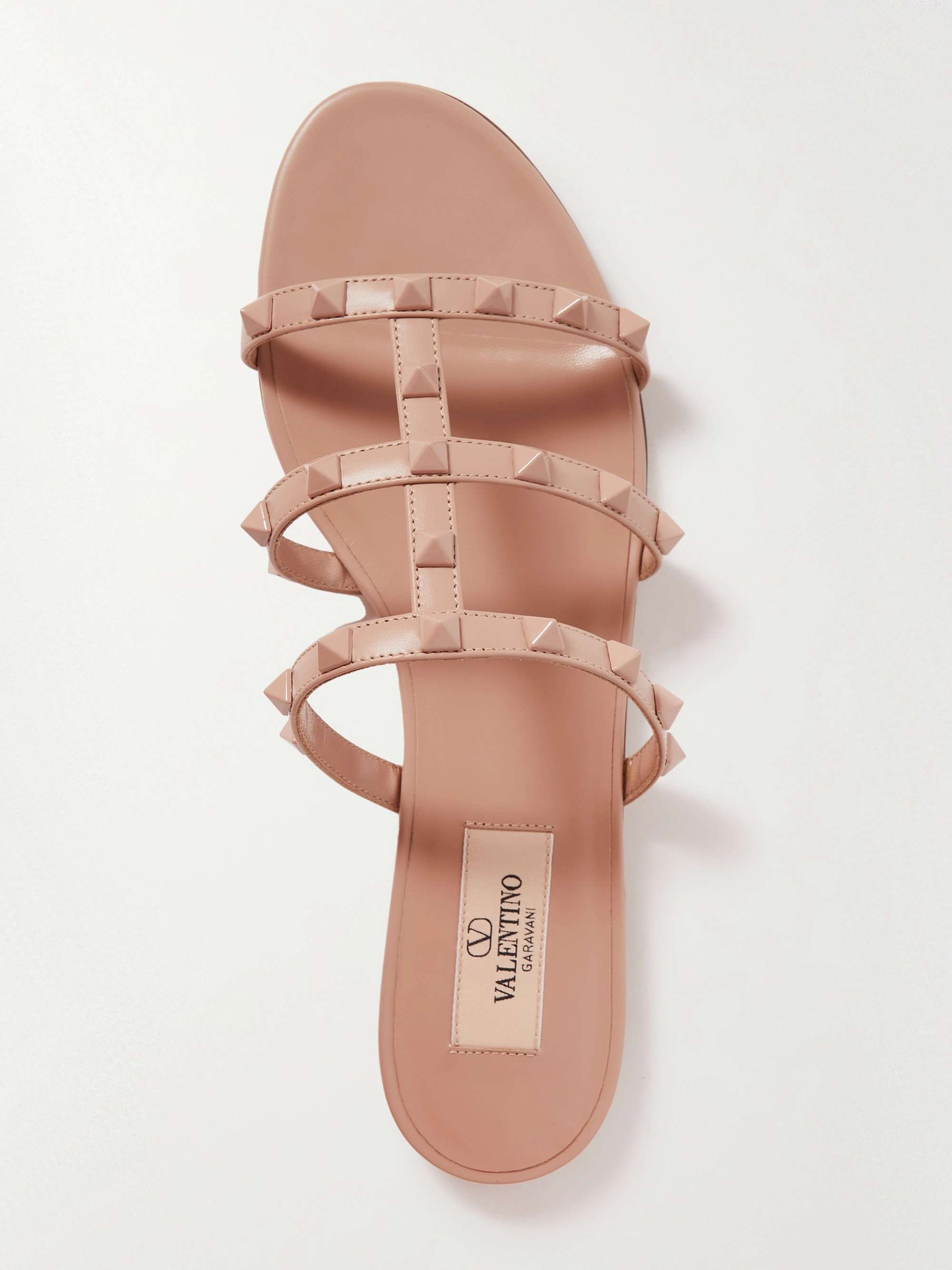 VALENTINO leather sandals | NET-A-PORTER