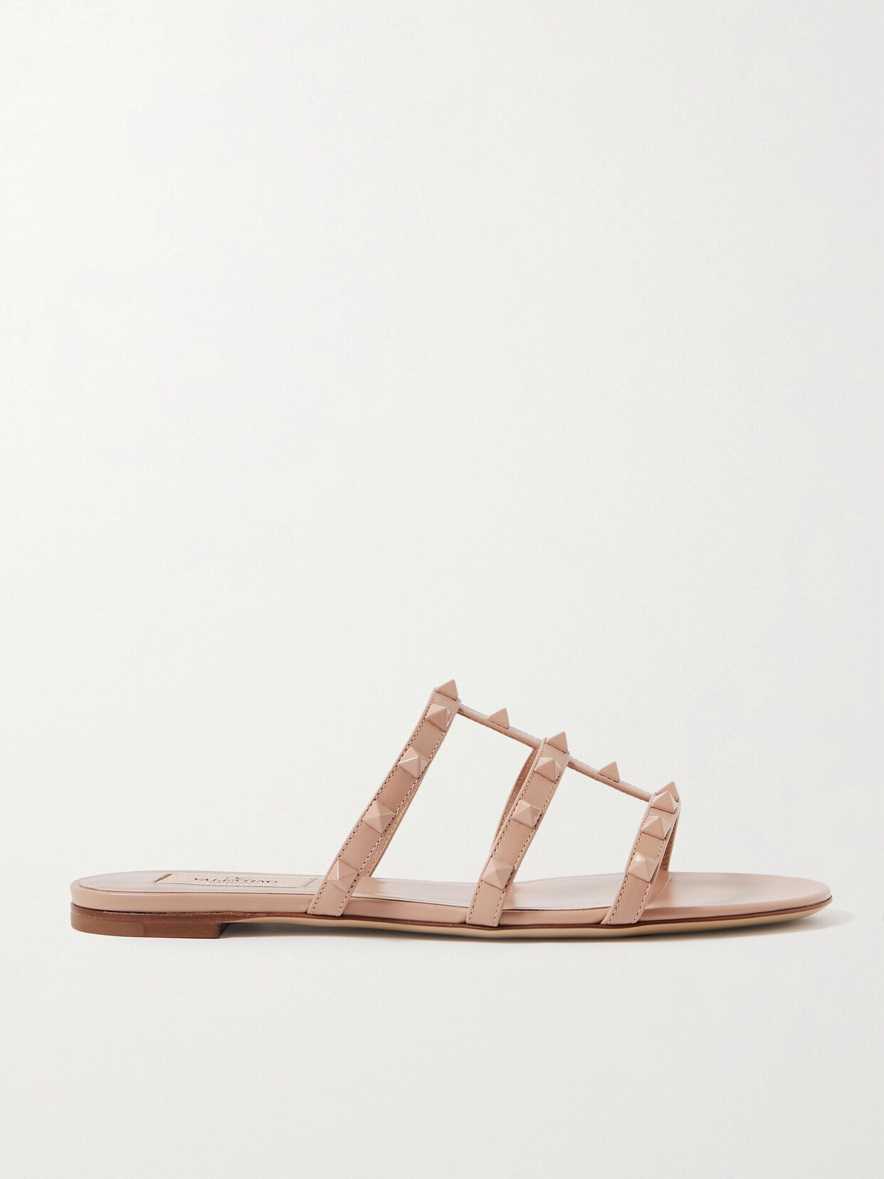 Valentino Garavani Rockstud Leather Sandals - Pink