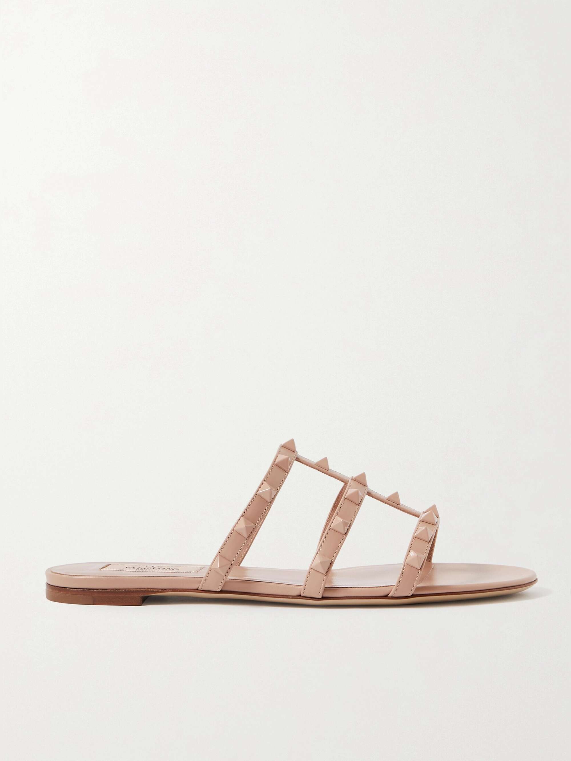 VALENTINO GARAVANI Rockstud leather sandals | NET-A-PORTER