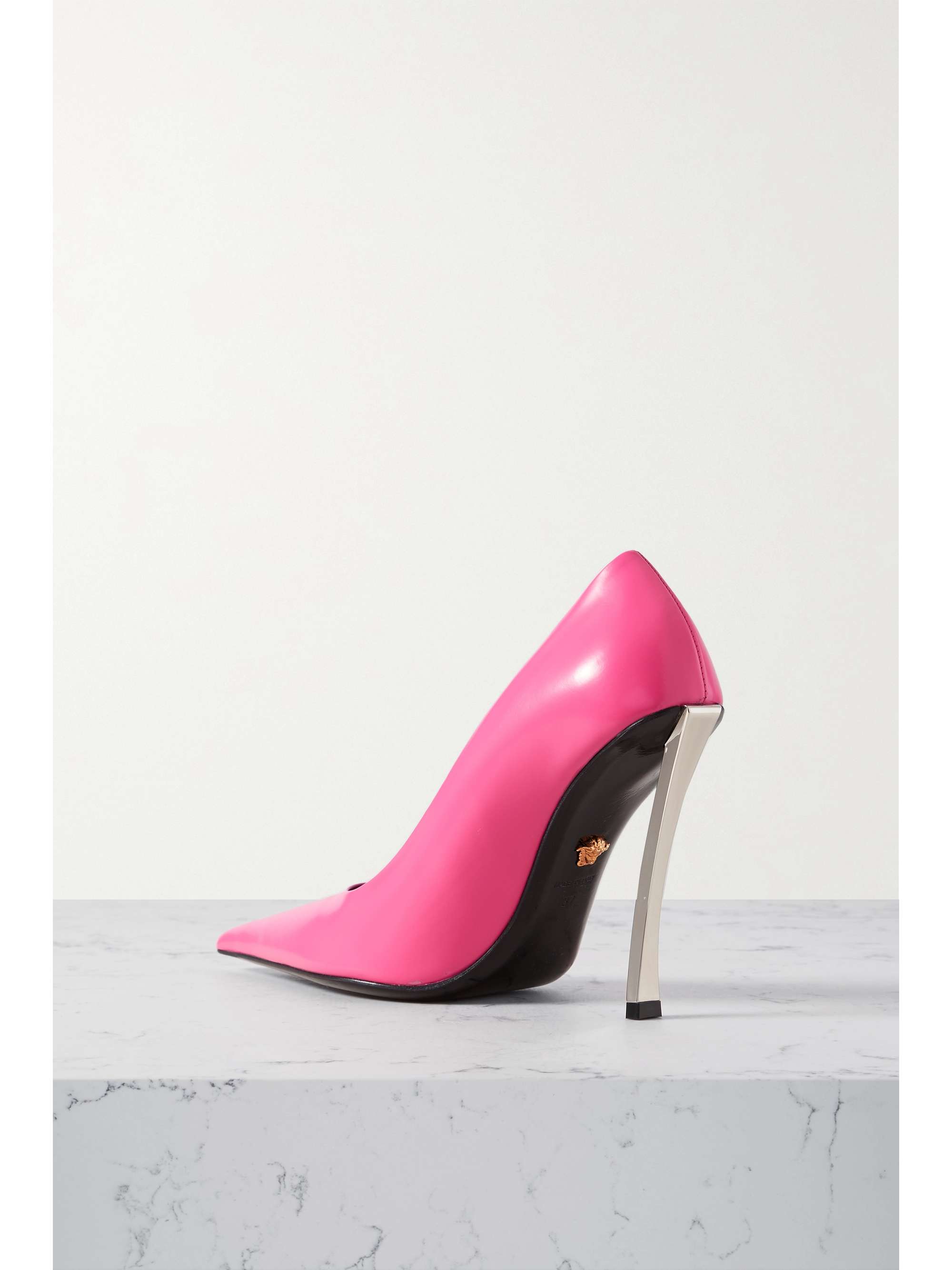 VERSACE Pin-Point patent-leather pumps