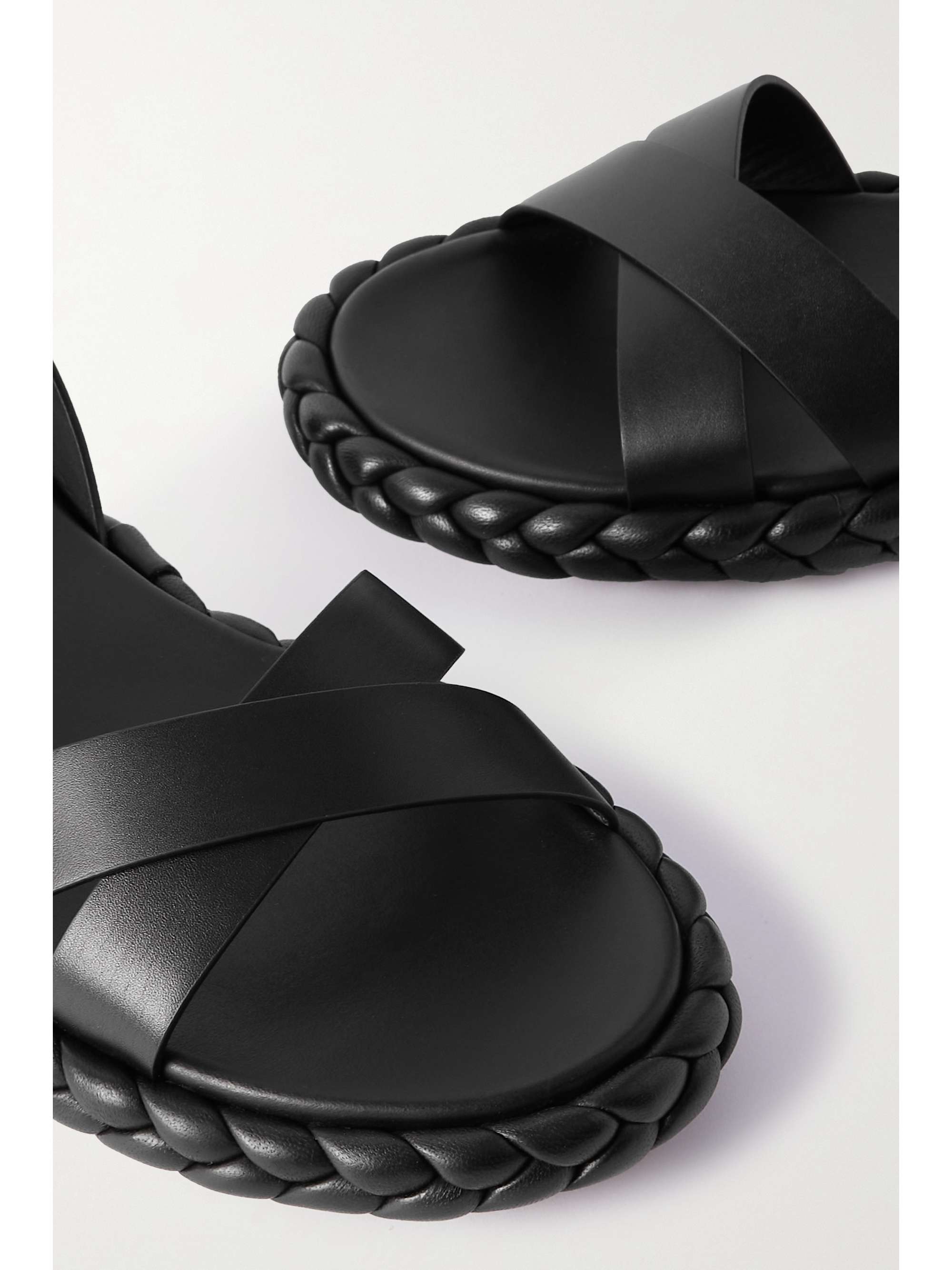 CHLOÉ Braided leather sandals