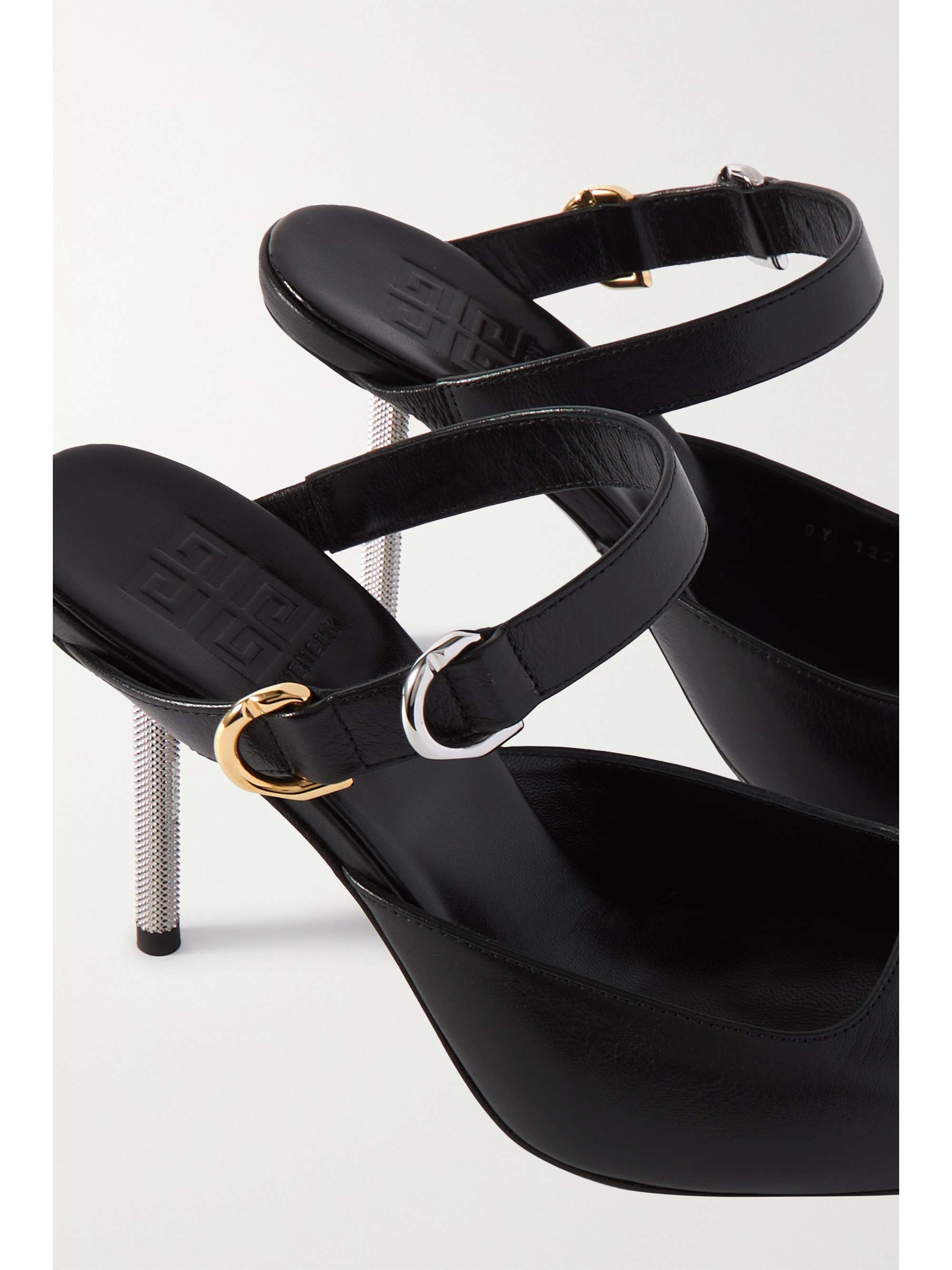 GIVENCHY Voyou embellished leather mules