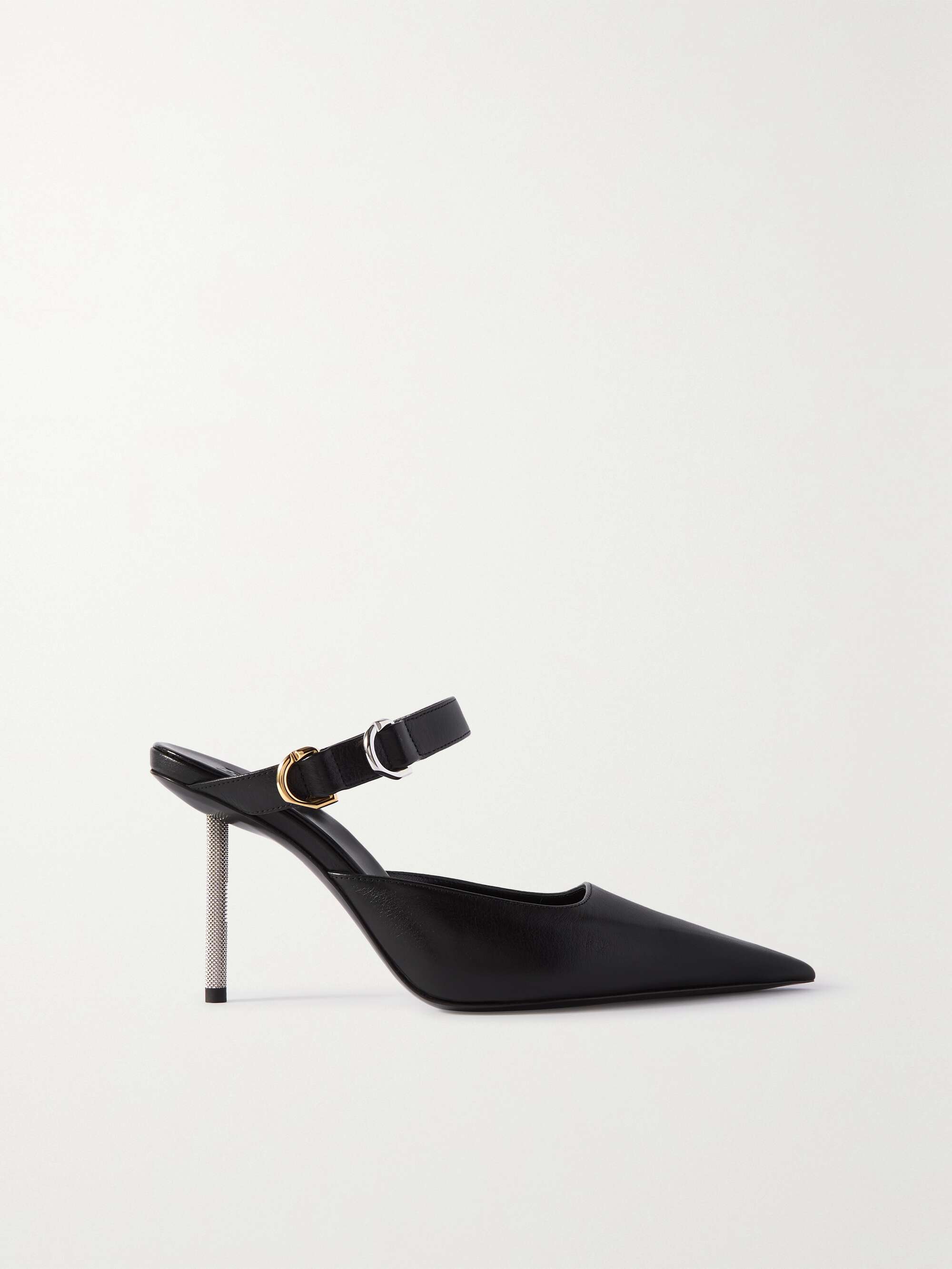 GIVENCHY Voyou embellished leather mules | NET-A-PORTER