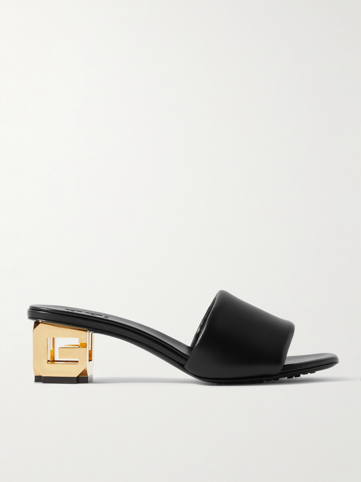 Shop Givenchy Leather Mules In Black