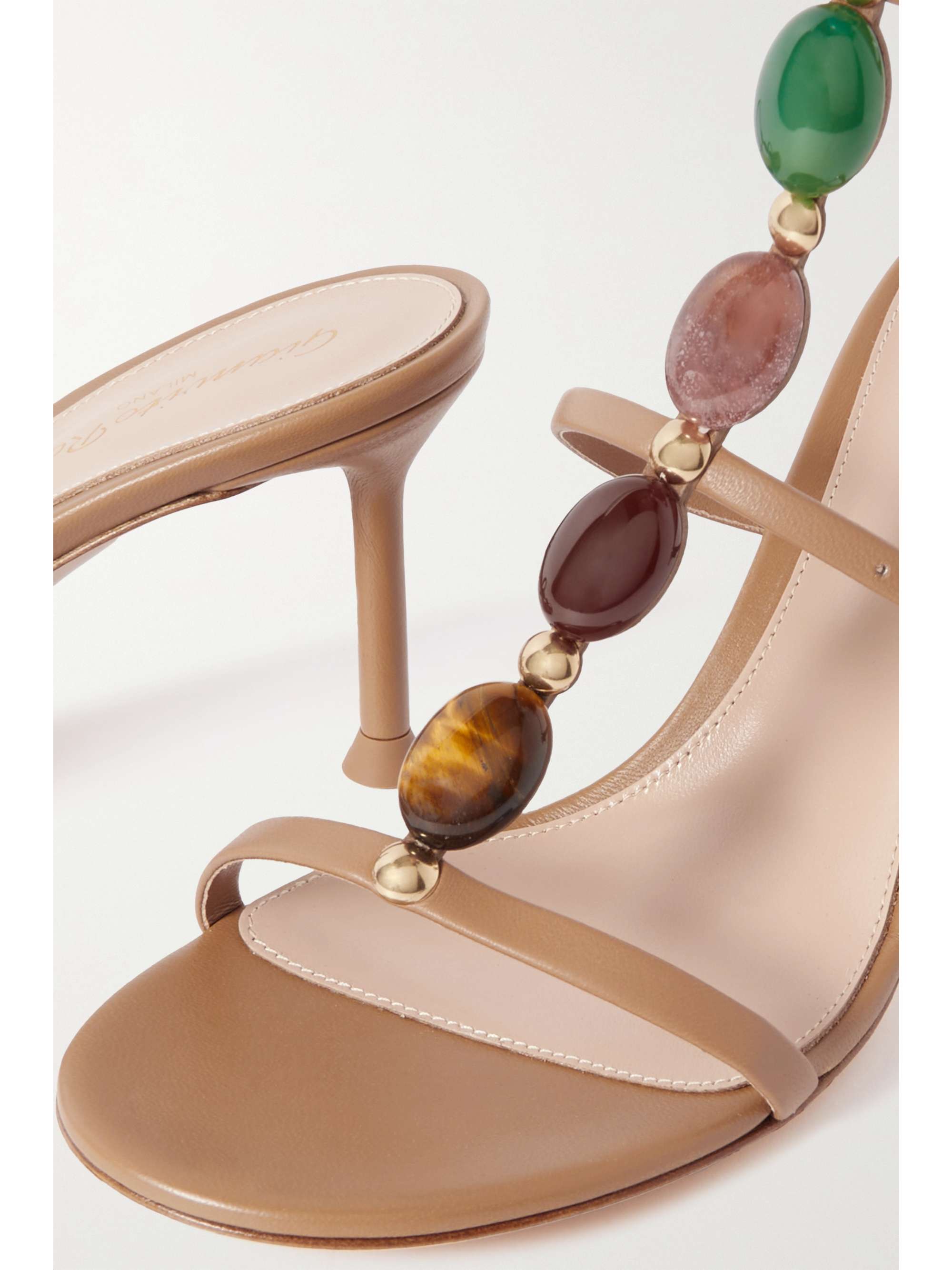 GIANVITO ROSSI Shanti 70 embellished leather sandals