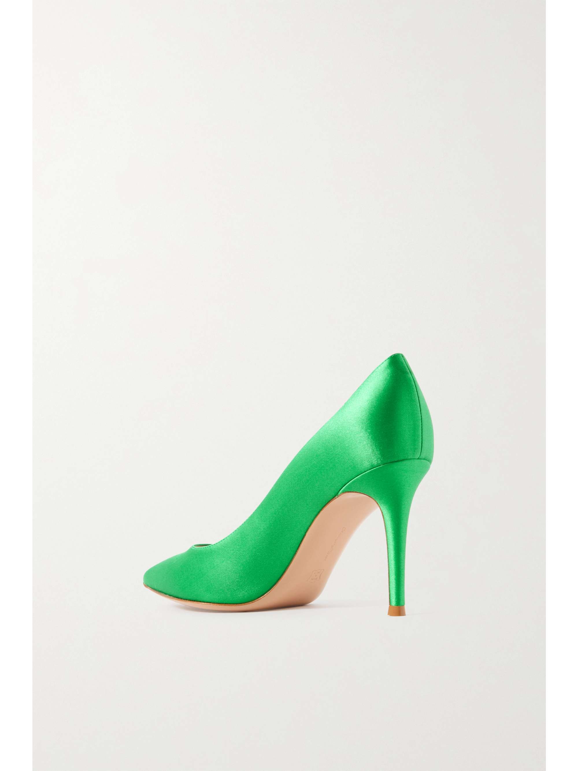 GIANVITO ROSSI Gianvito 85 satin pumps | NET-A-PORTER