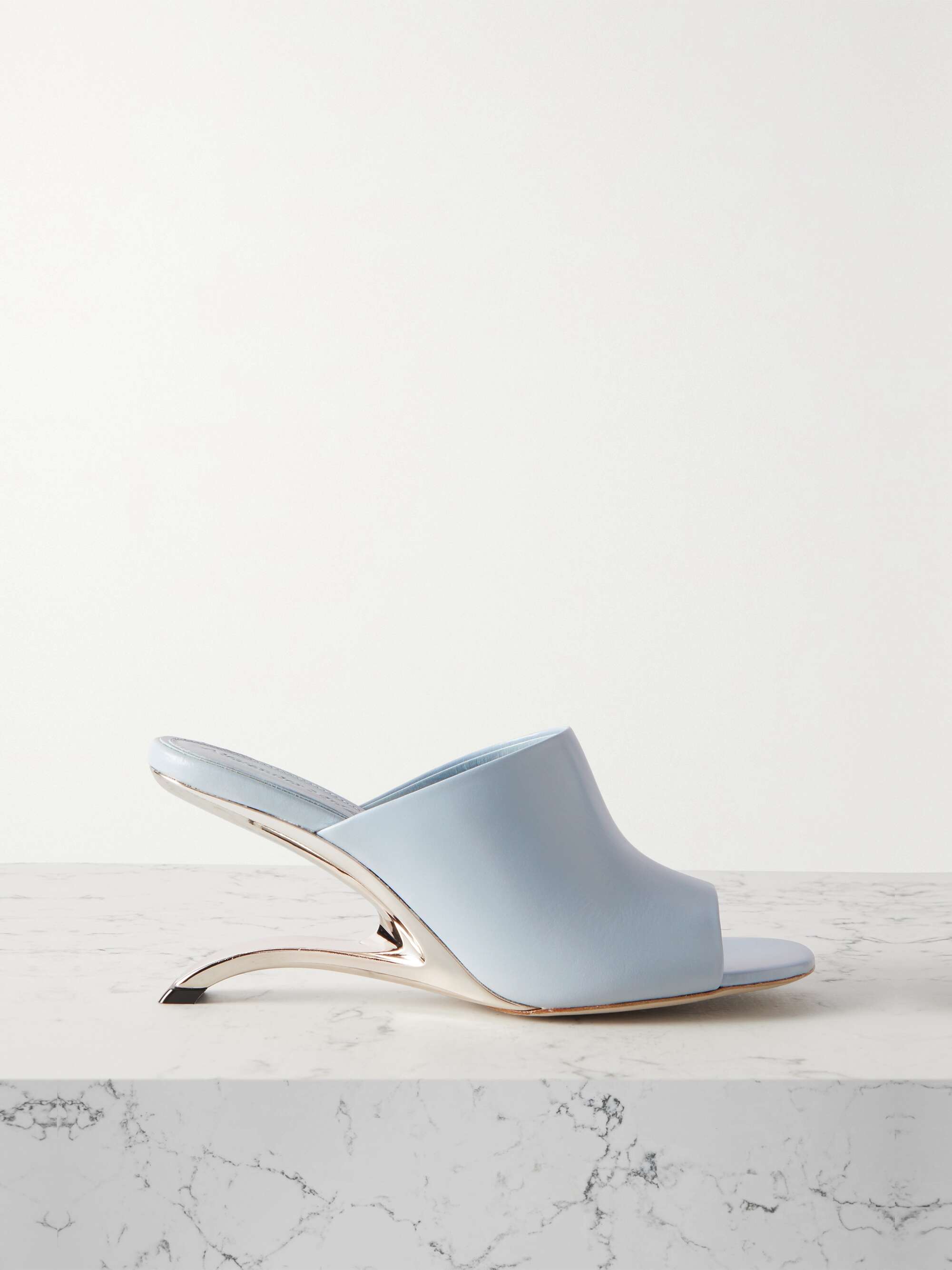 ALEXANDER MCQUEEN Leather mules | NET-A-PORTER