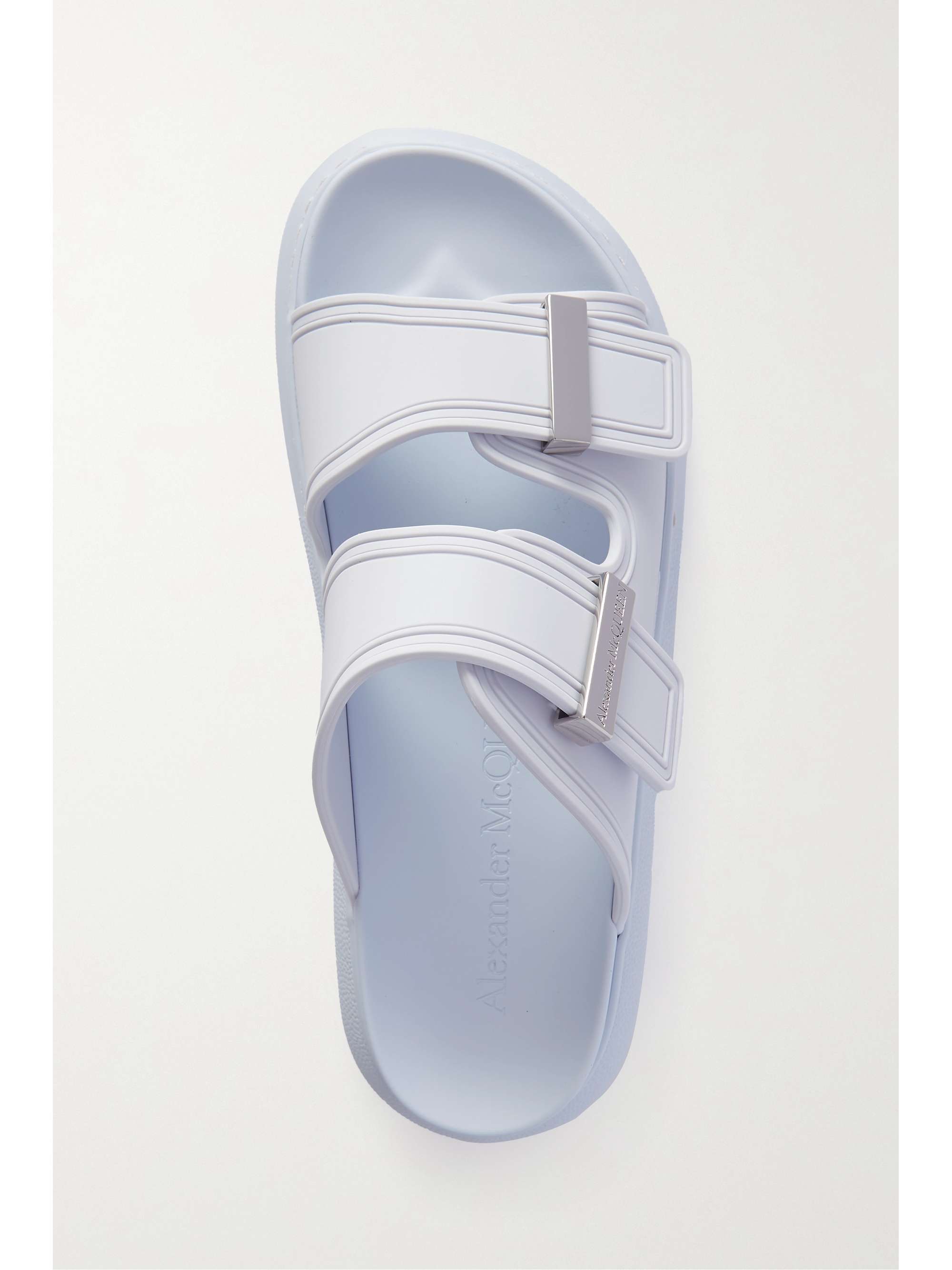 ALEXANDER MCQUEEN Rubber exaggerated-sole sandals | NET-A-PORTER