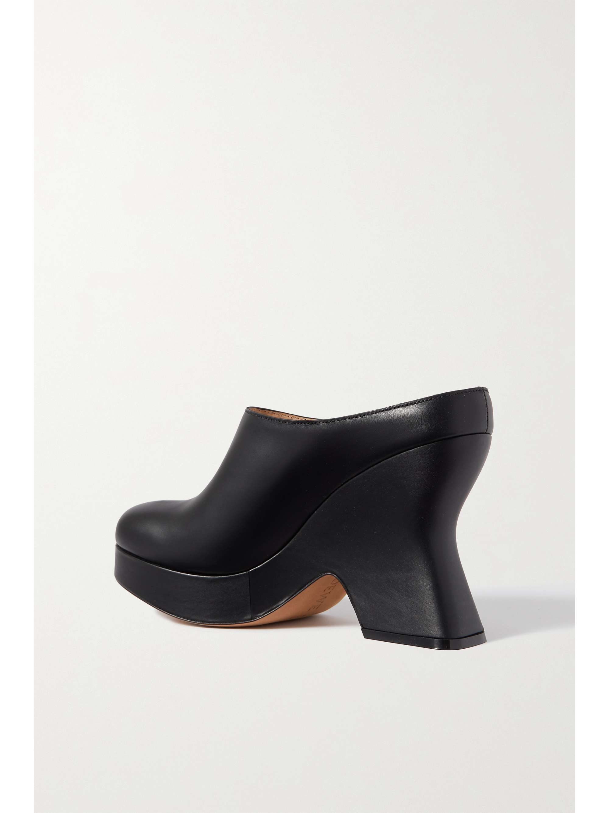 LOEWE Terra leather platform mules | NET-A-PORTER