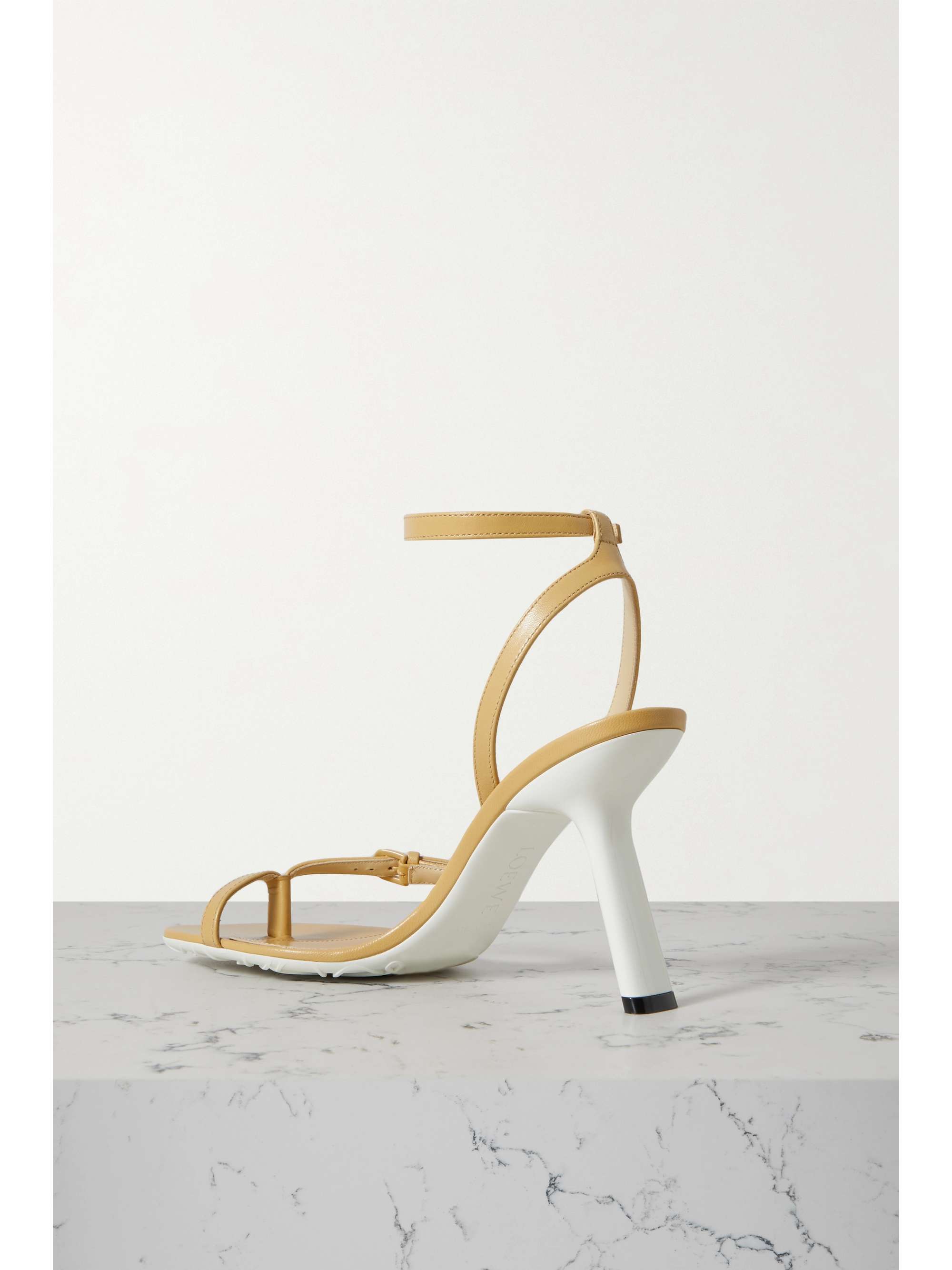 LOEWE Petal leather sandals