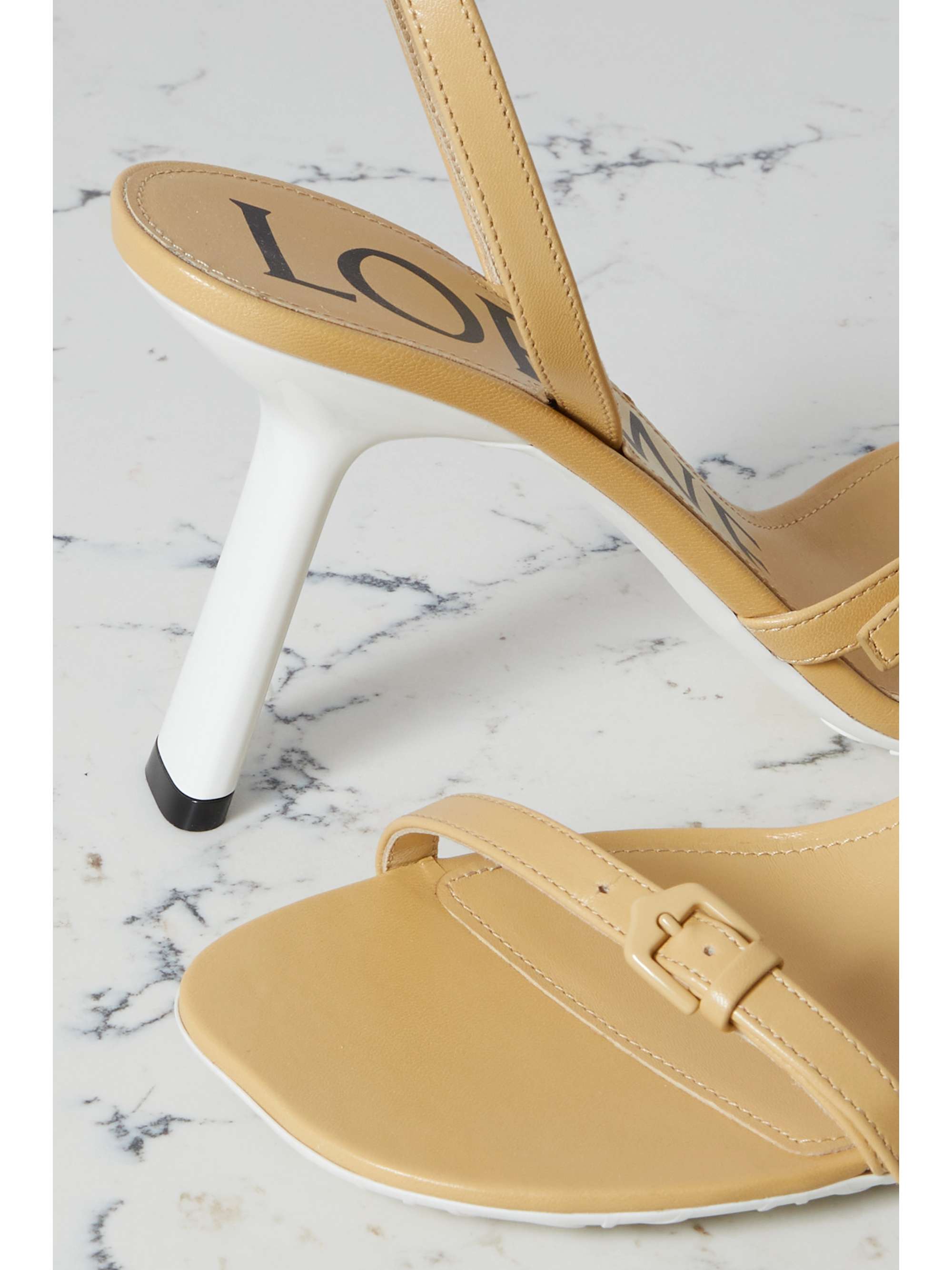 LOEWE Petal leather sandals