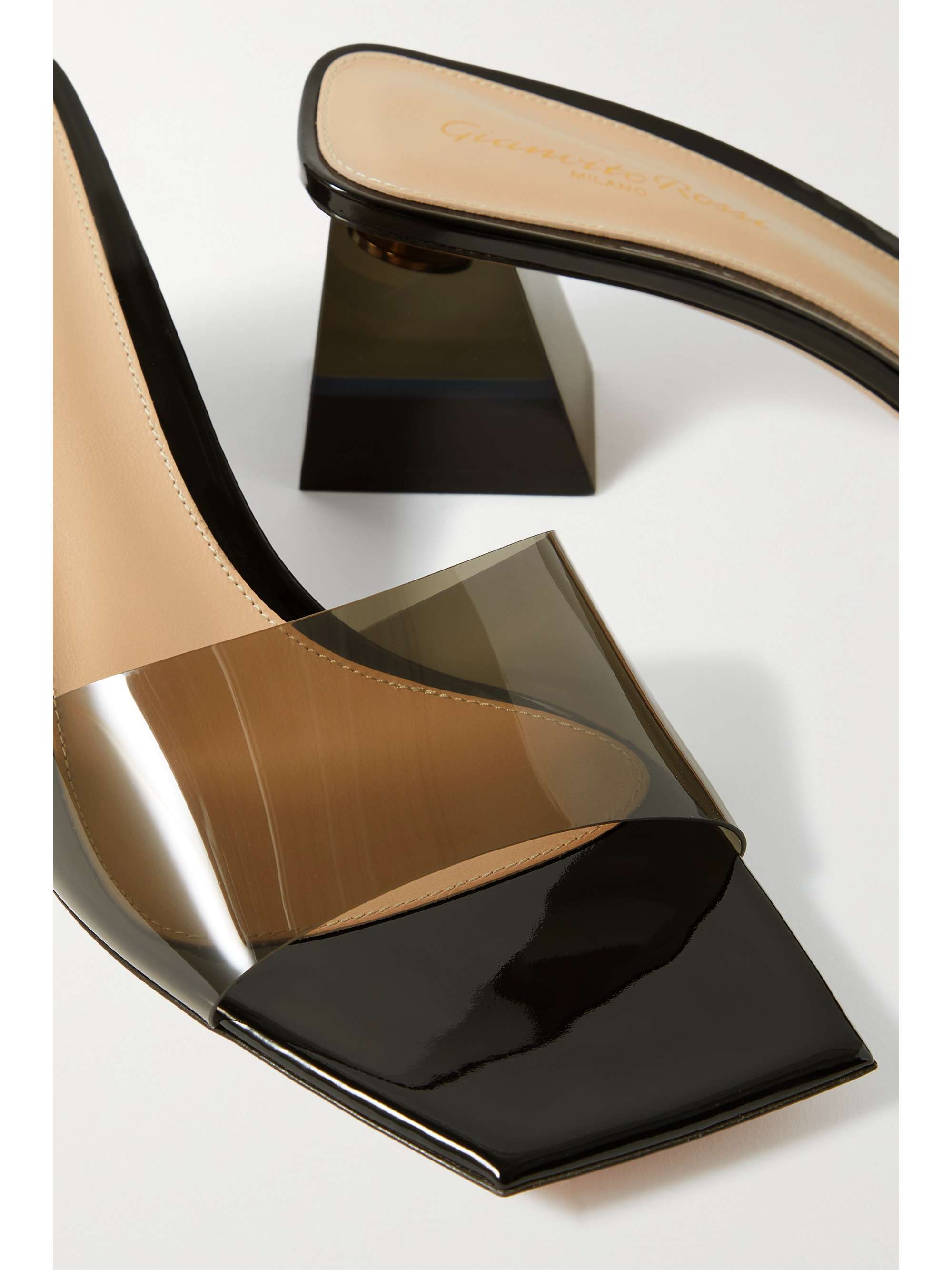 GIANVITO ROSSI 55 PVC mules