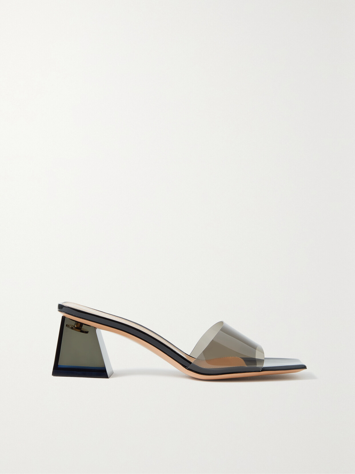 Gianvito Rossi - 55 Pvc Mules - Black
