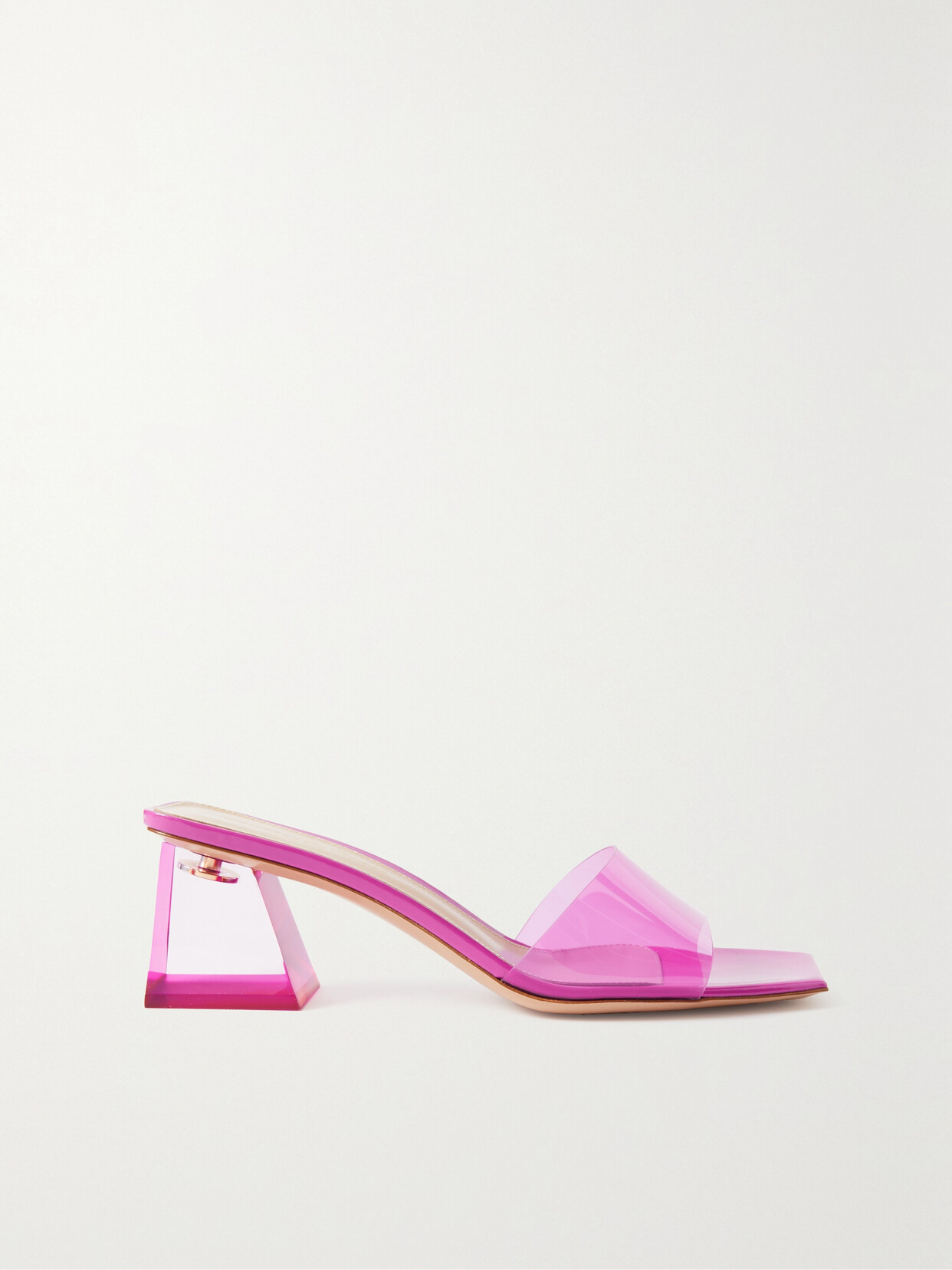 Gianvito Rossi - 55 Pvc Mules - Pink