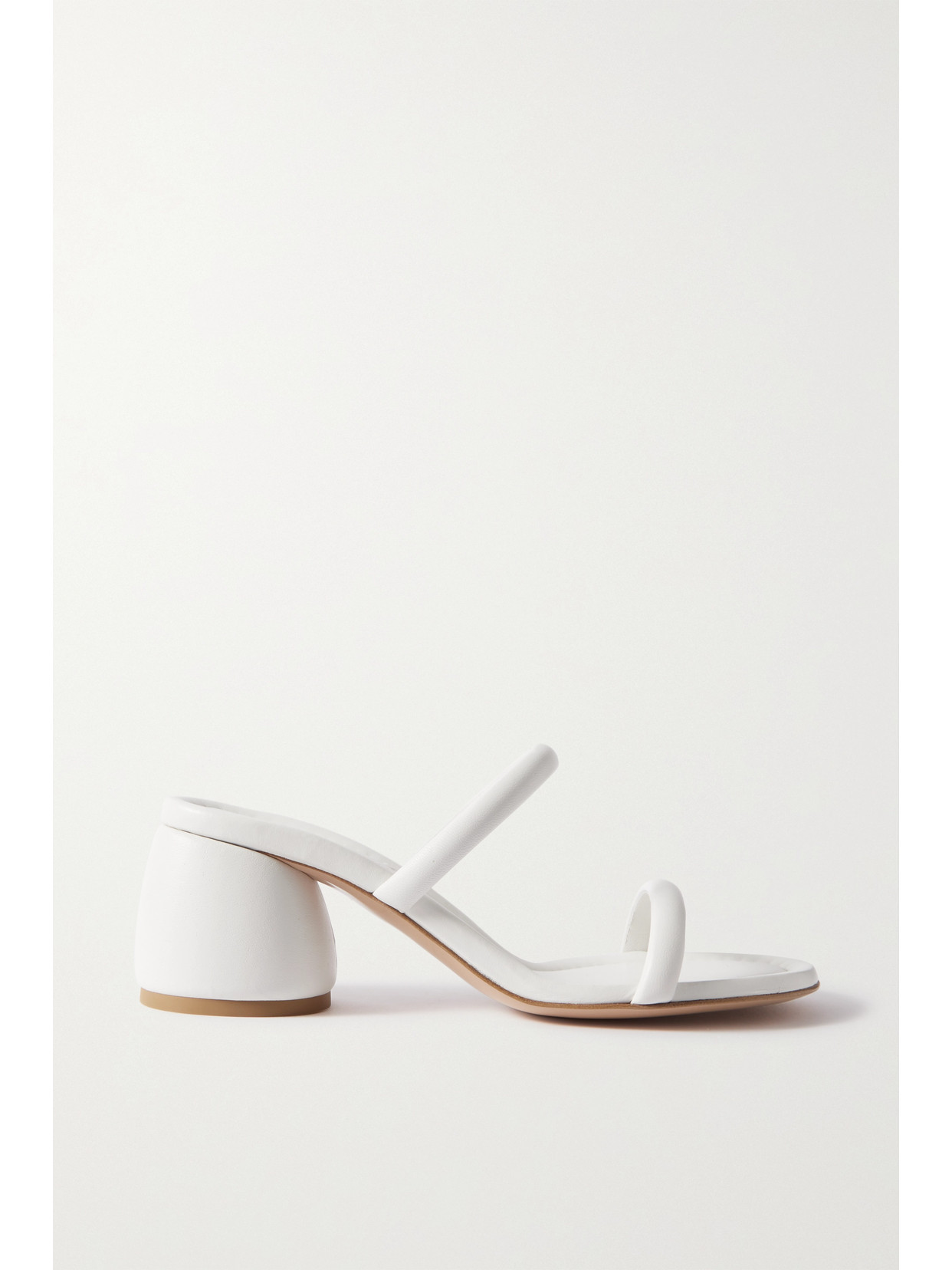 Gianvito Rossi - 60 Leather Sandals - White