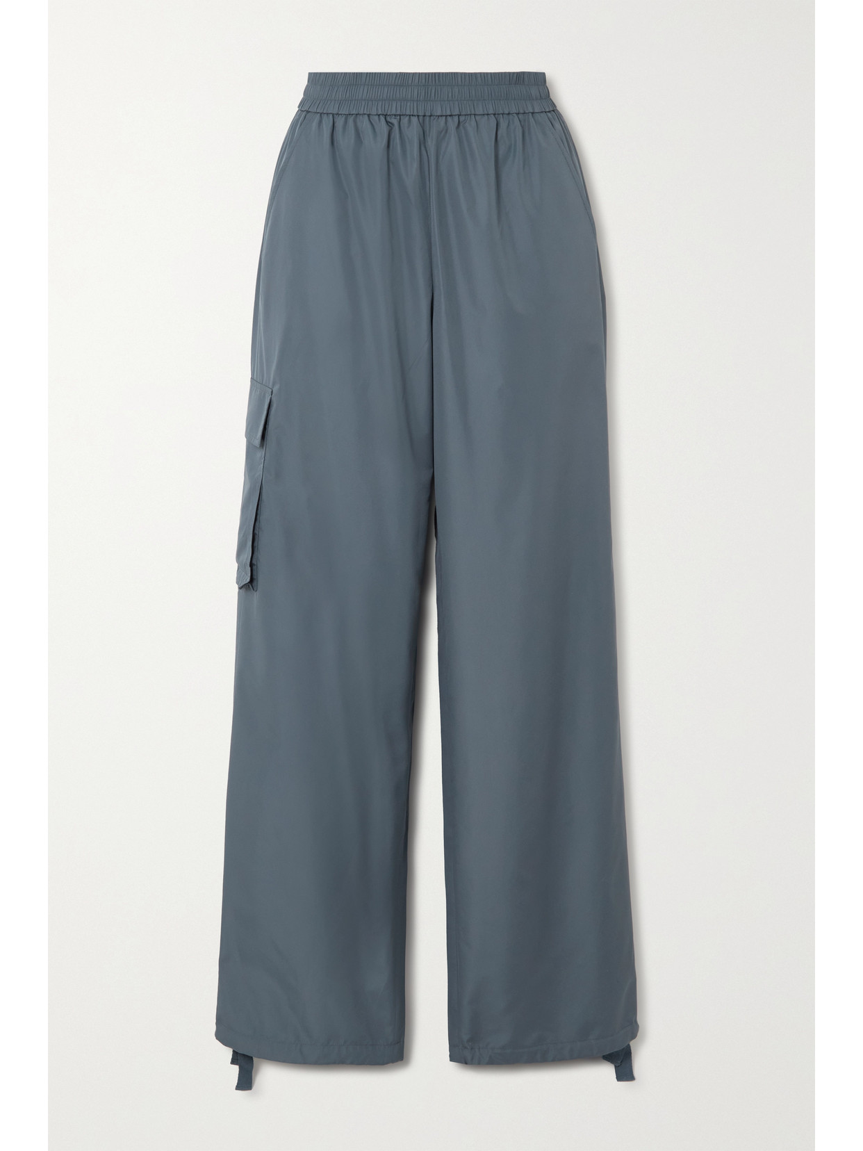 Tibi - Shell Wide-leg Cargo Pants - Blue