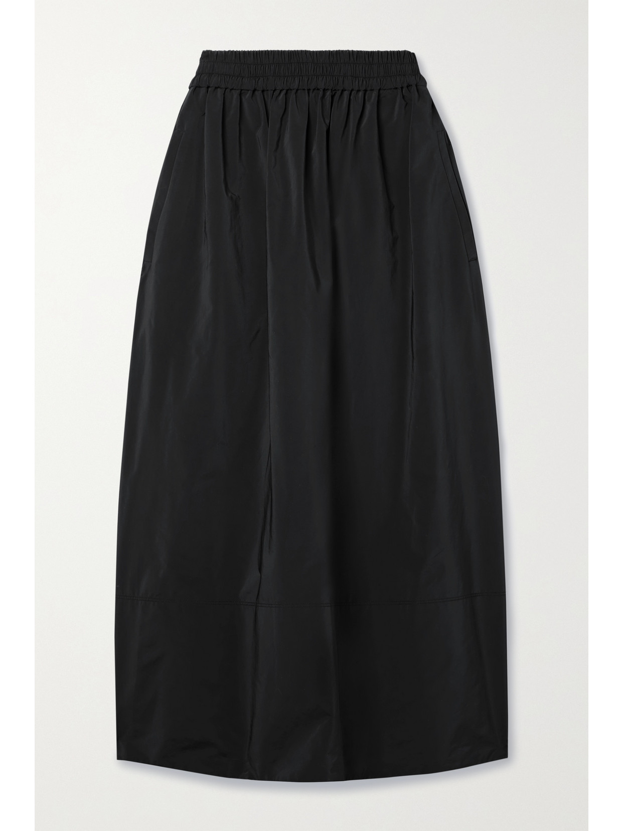 Tibi - Shell Midi Skirt - Black