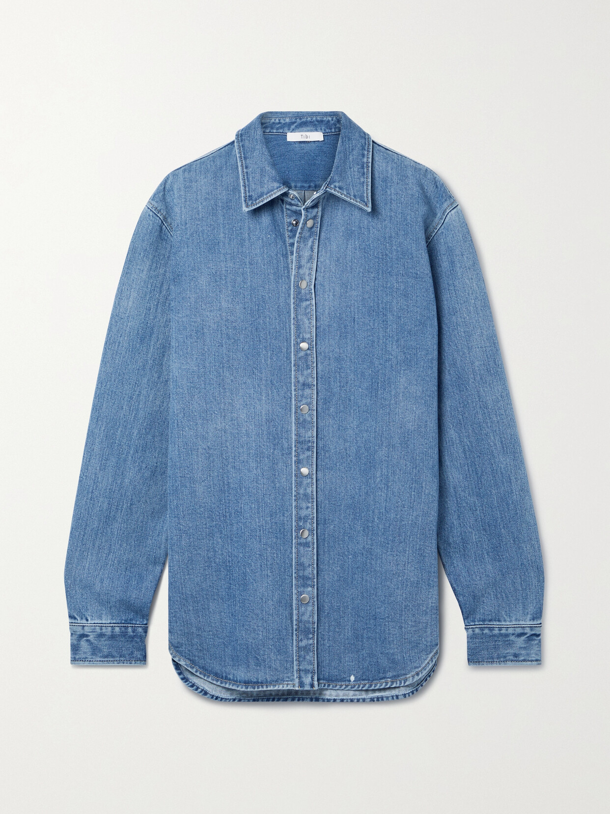 TIBI EASY DENIM SHIRT