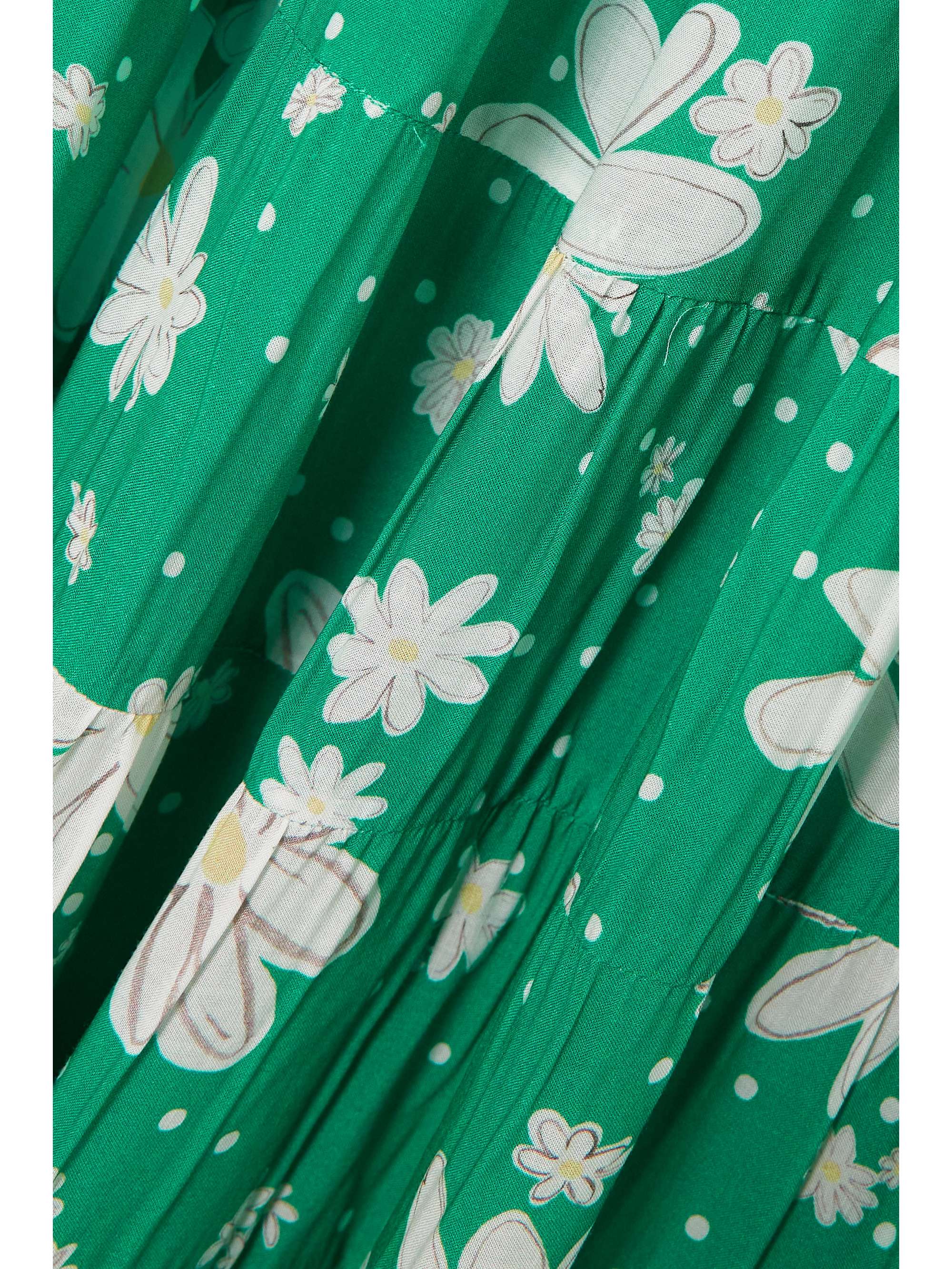 RIXO Kristen tiered floral-print voile maxi dress