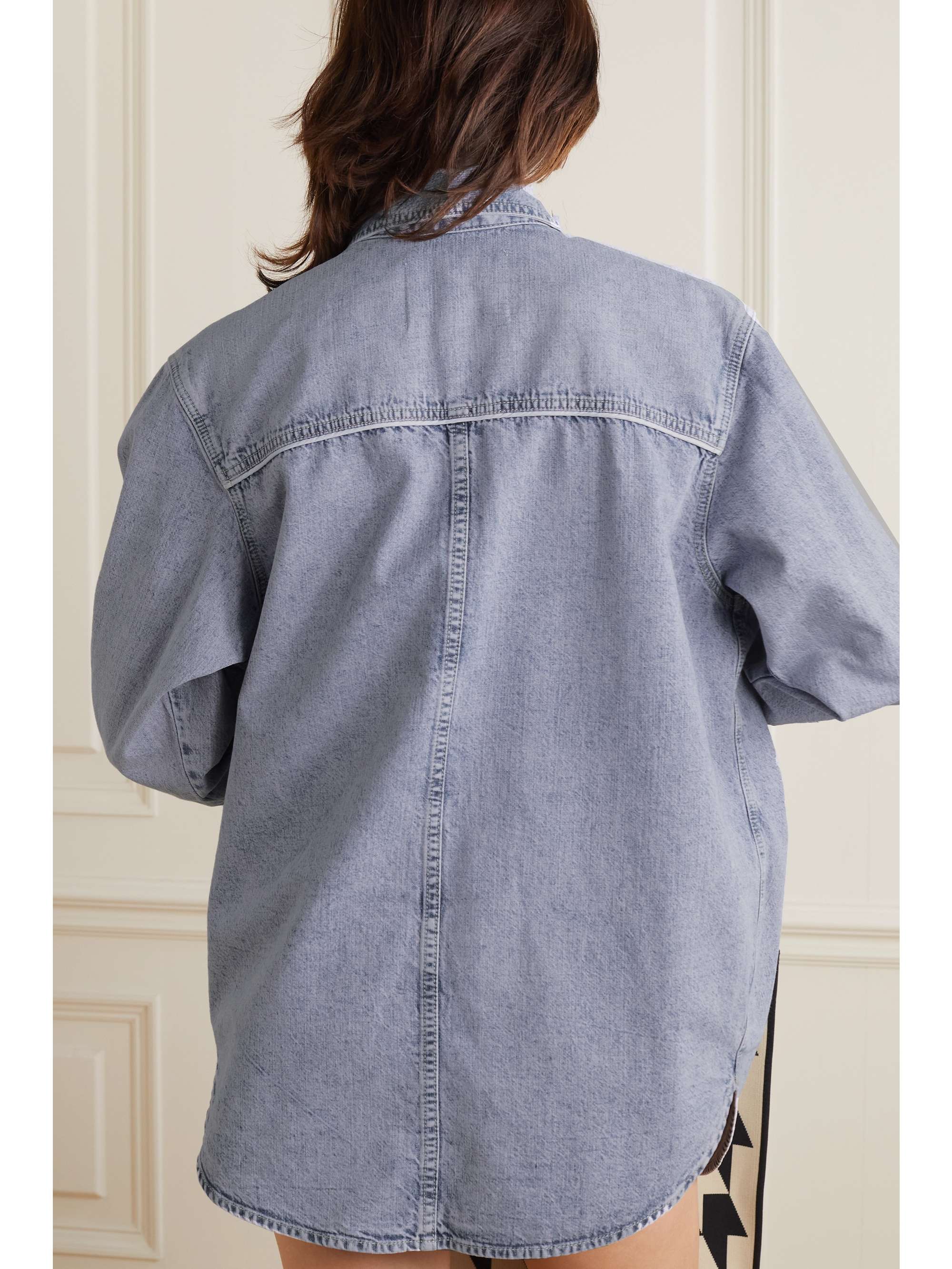 ISABEL MARANT Pearl denim jacket | NET-A-PORTER