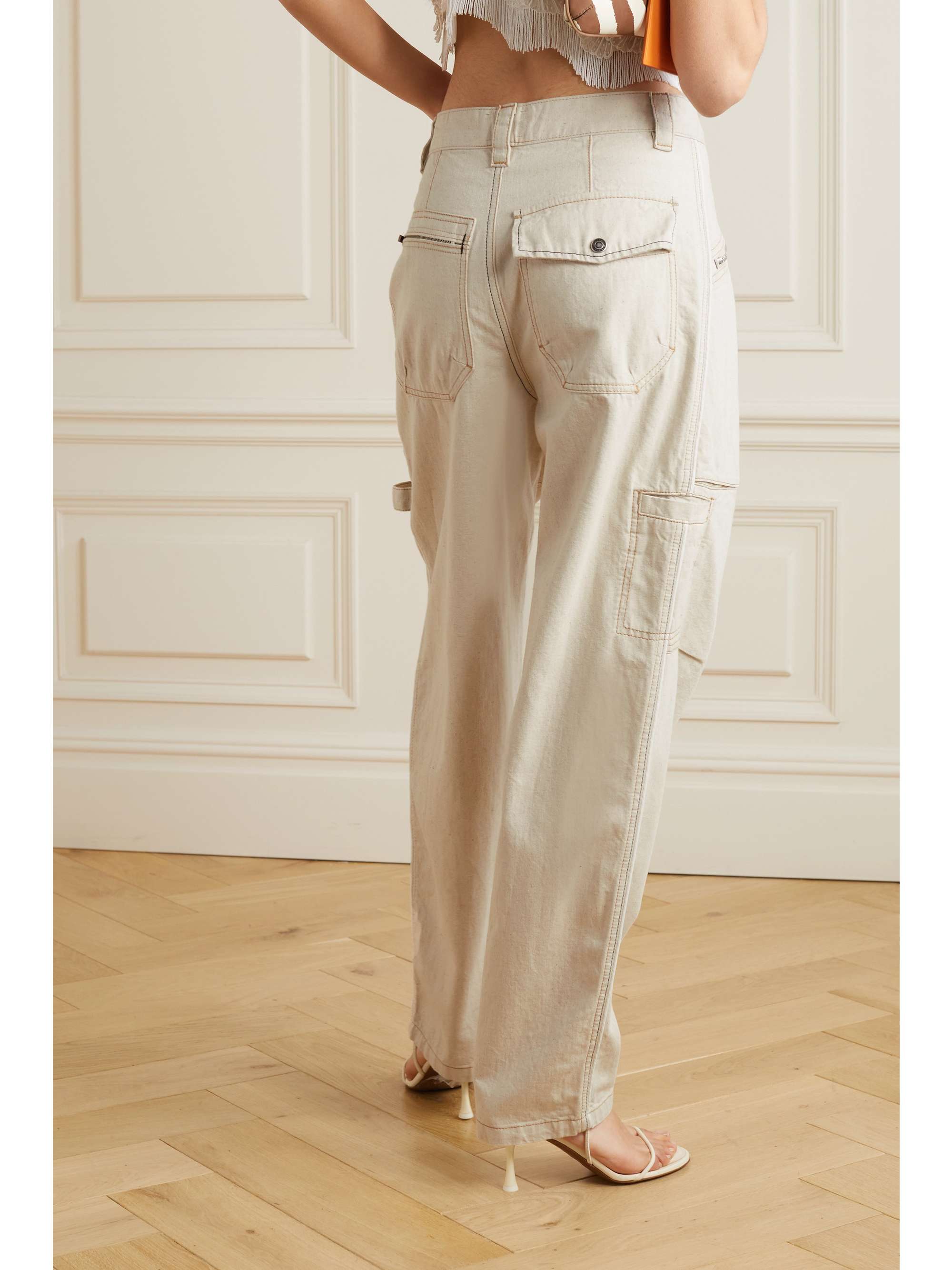 ISABEL MARANT 페이시아네 보이프렌드 카고 진
