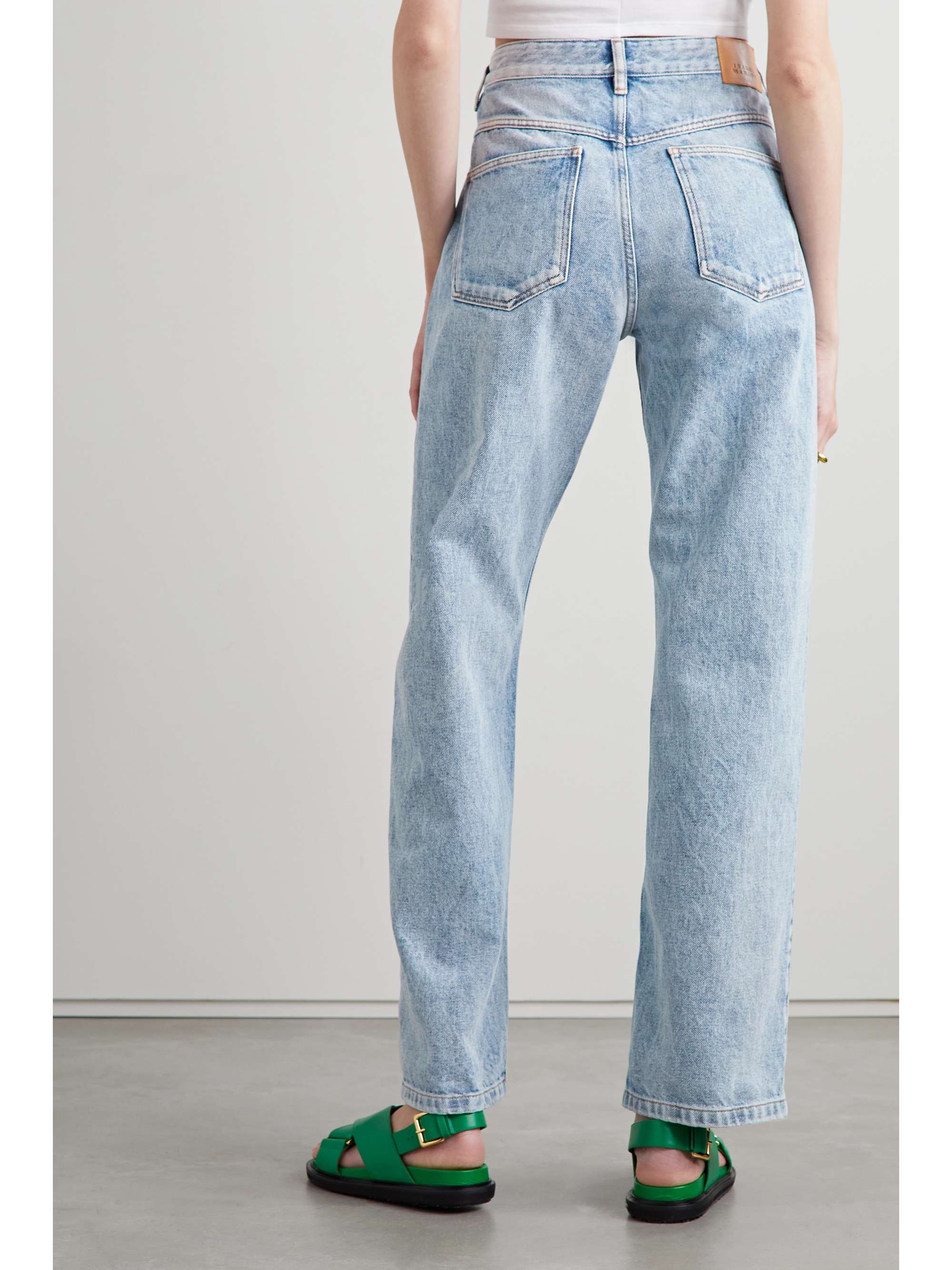 ISABEL MARANT Nadege high-rise wide-leg jeans