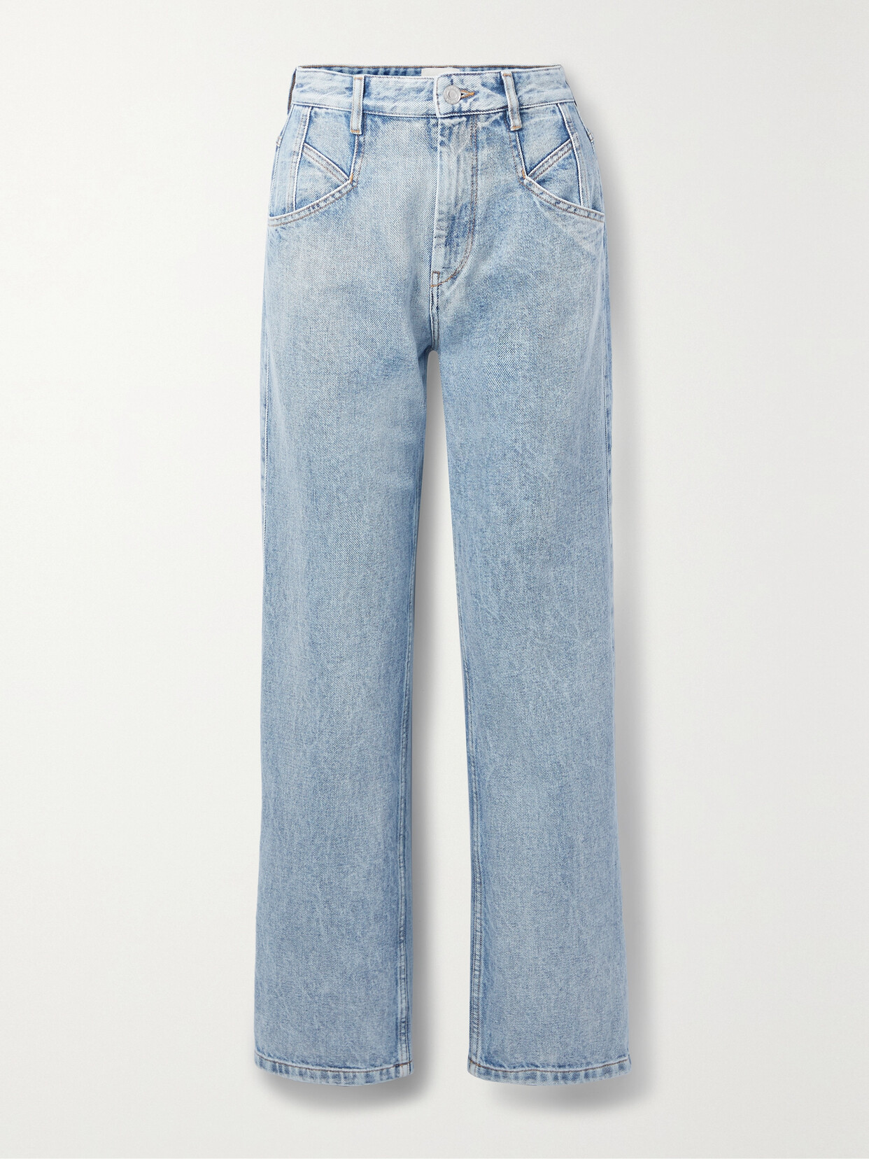 Isabel Marant - Nadege High-rise Wide-leg Jeans - Blue