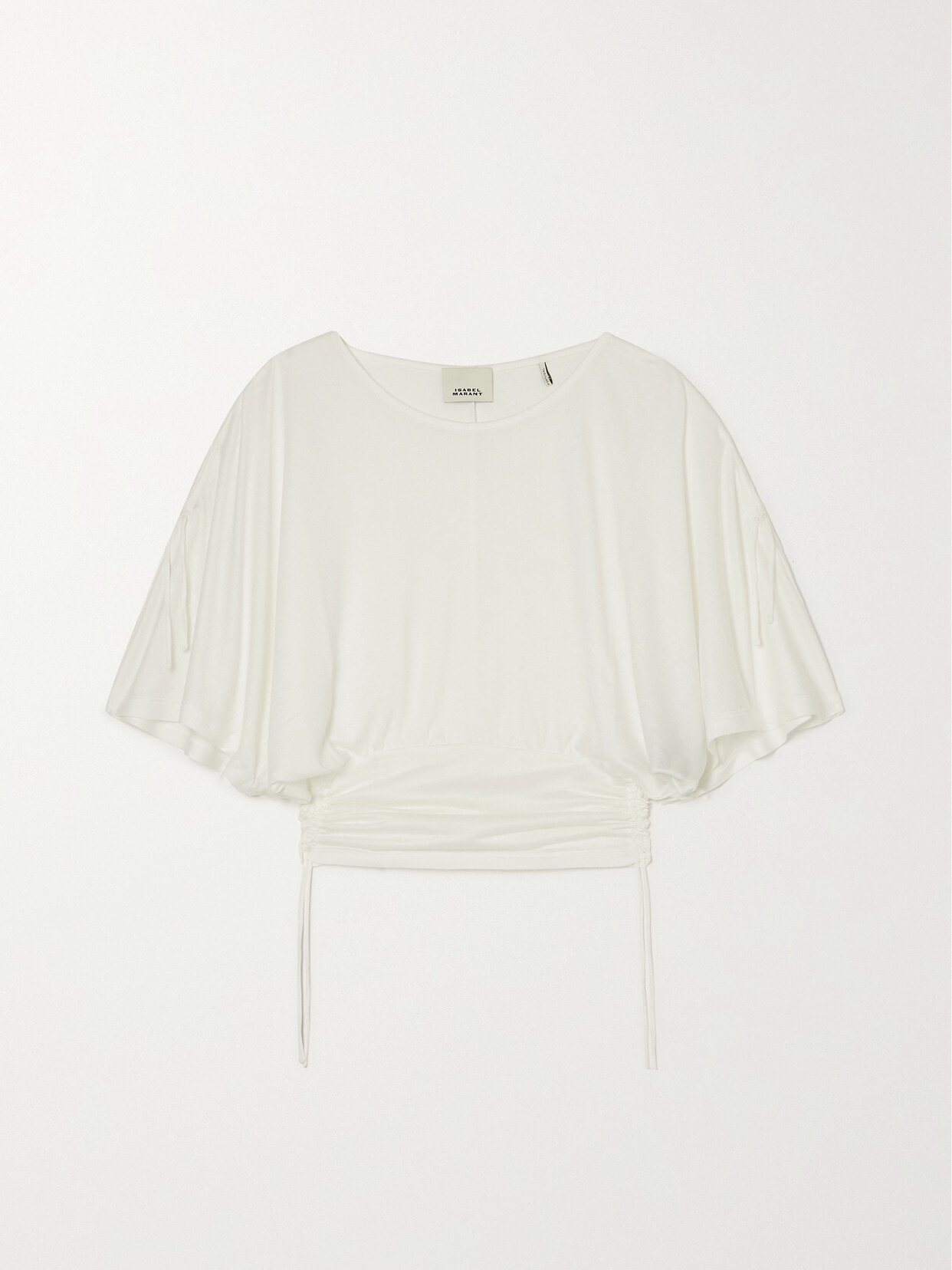 Isabel Marant - Draped Crepe T-shirt - White