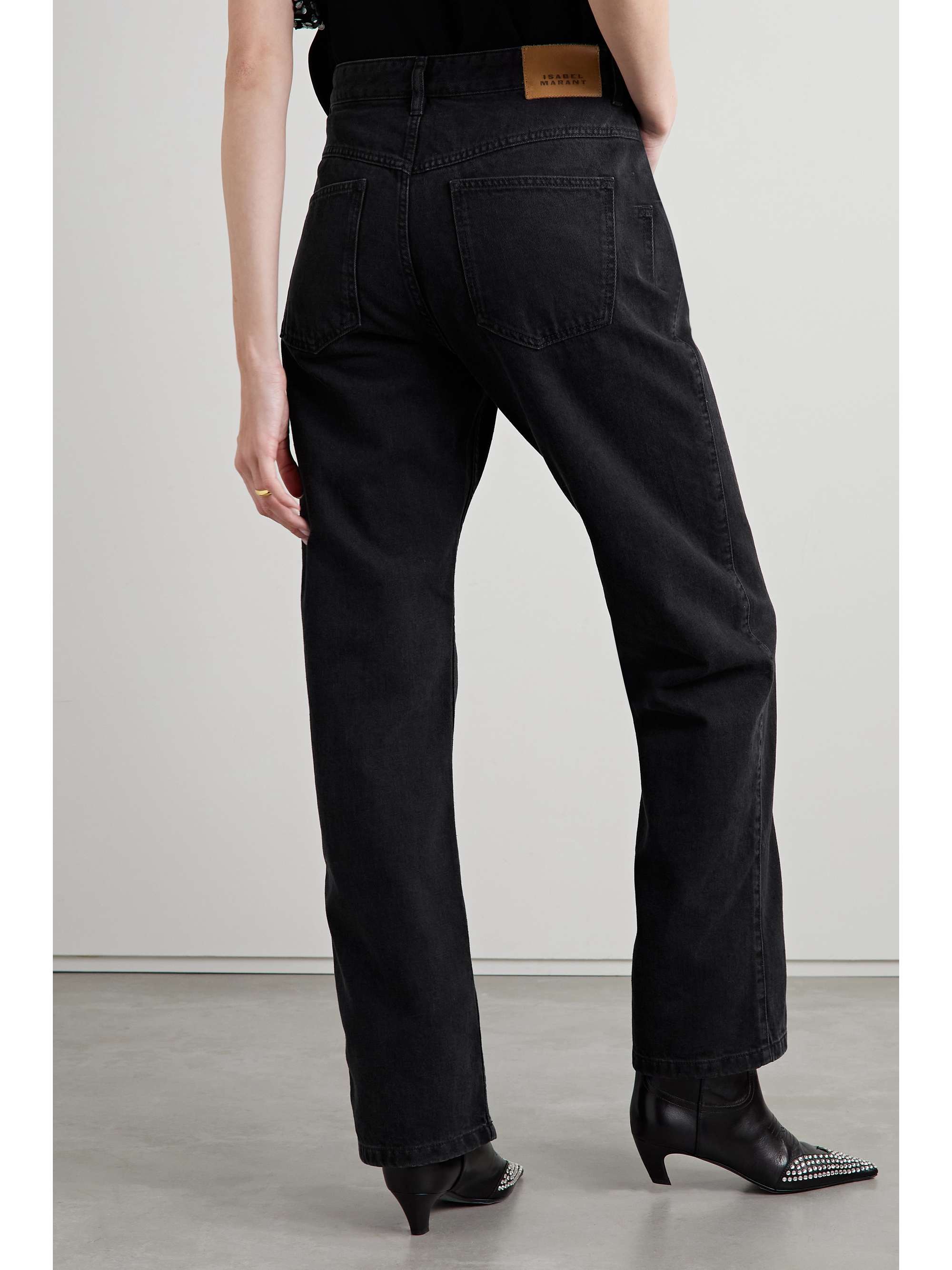 ISABEL MARANT Nadege high-rise wide-leg jeans
