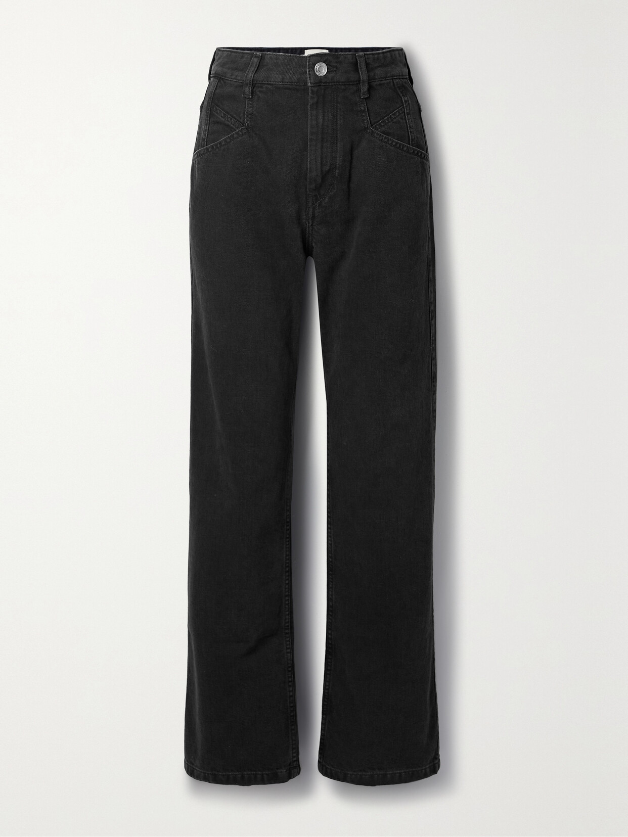 Isabel Marant - Nadege High-rise Wide-leg Jeans - Black